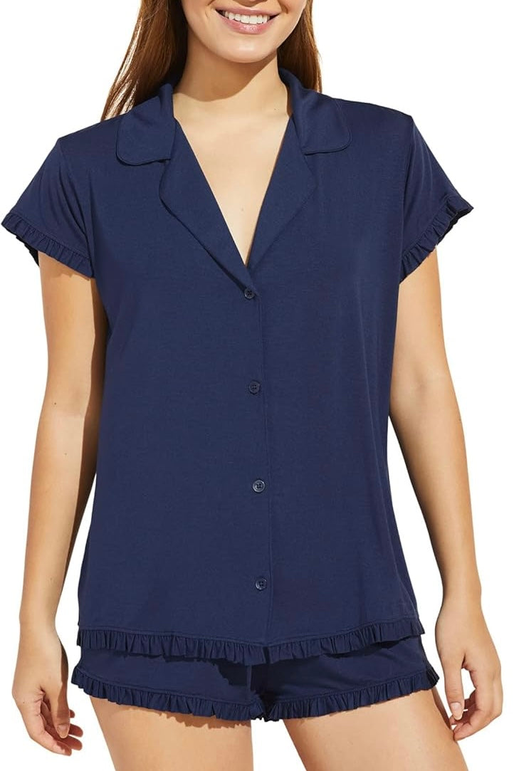 Oasis Modal Cotton PJs (Navy)