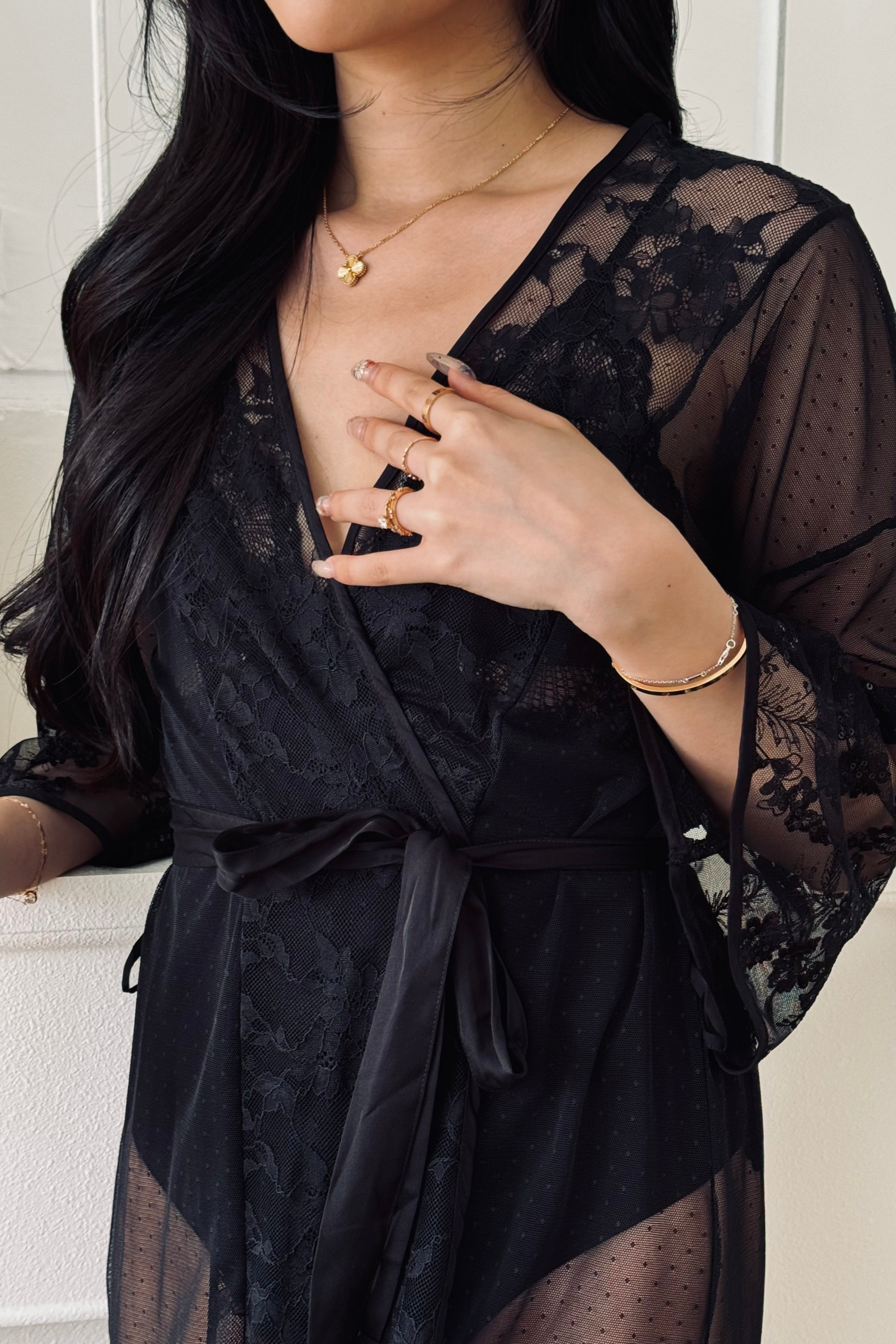 Couture de Nuit Lace Robe