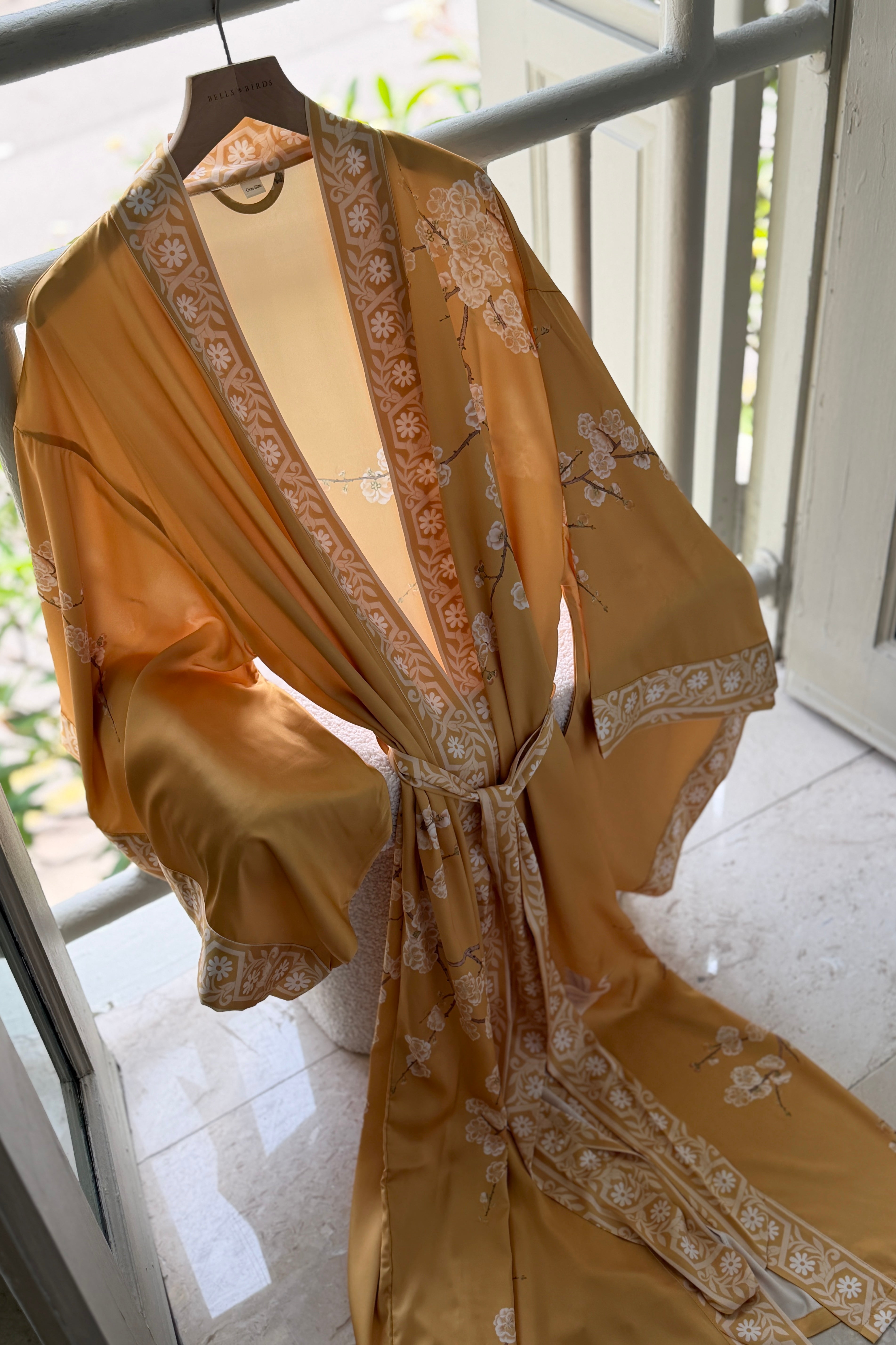 Flight of Whimsy Robe (Gold) - Bells & Birds