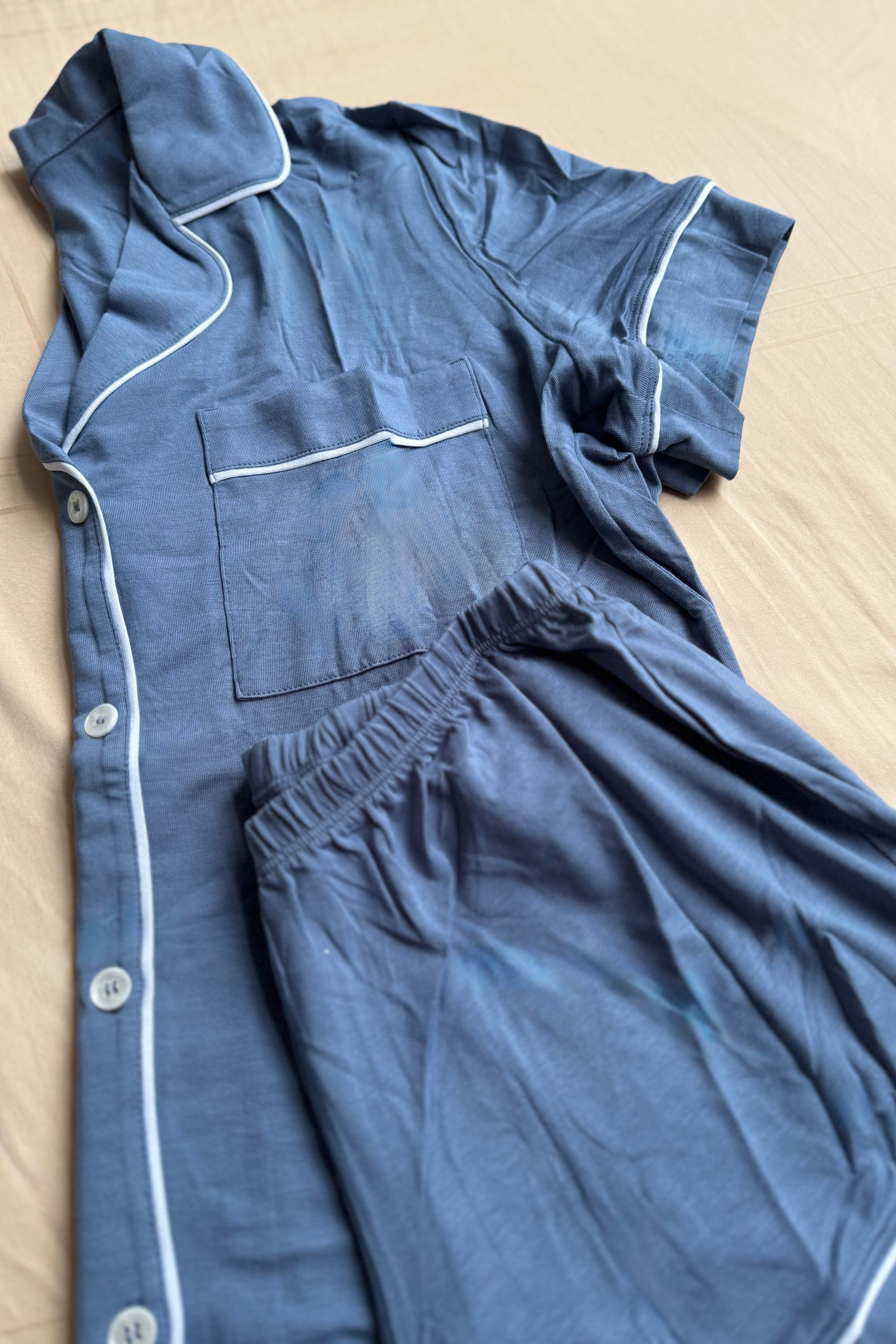 Oasis Modal Cotton PJs (Steel)