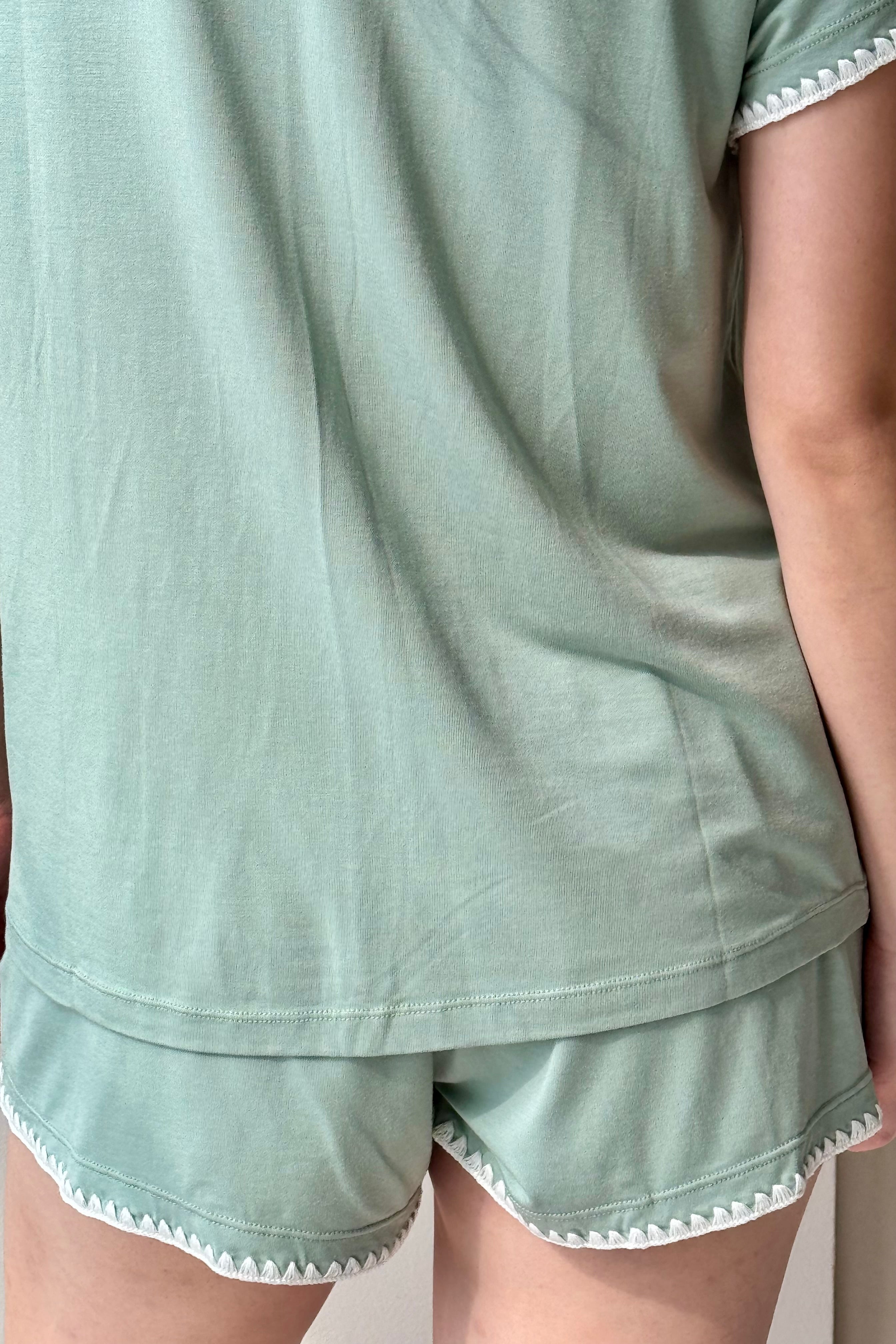 Oasis Modal Cotton PJs (Sage)
