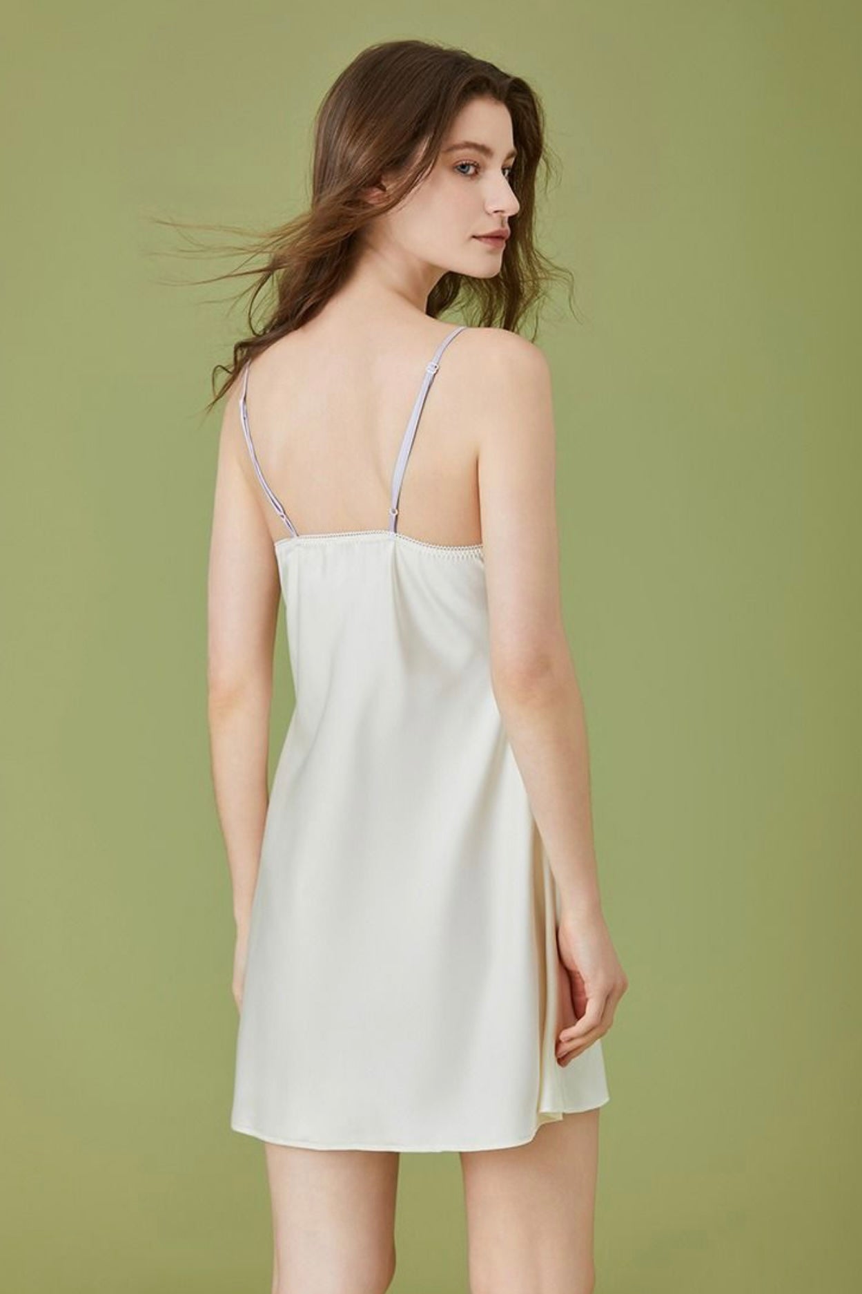 Wisteria Embroidered Slip