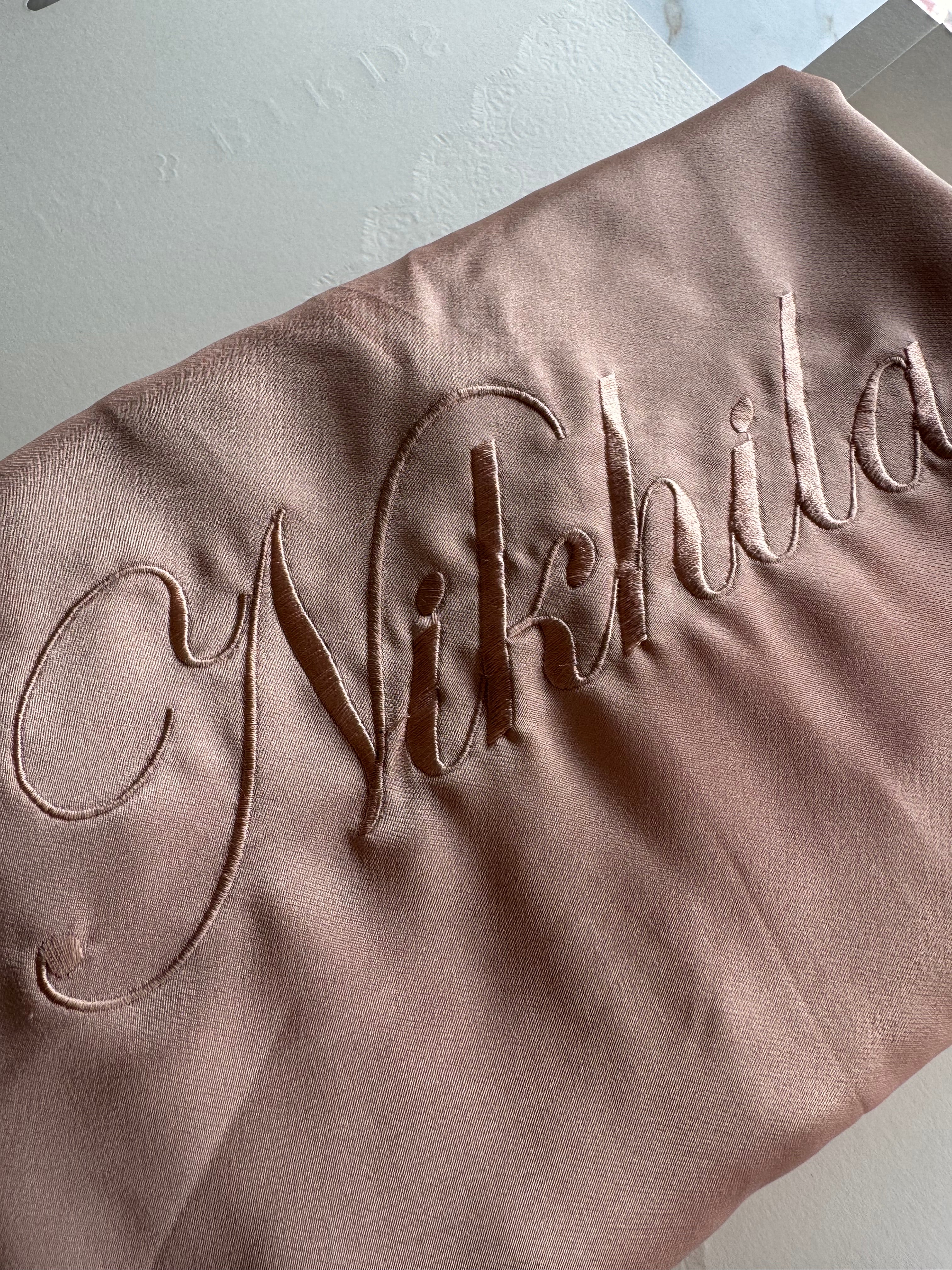 Silk Robe with Name (Nikhila)