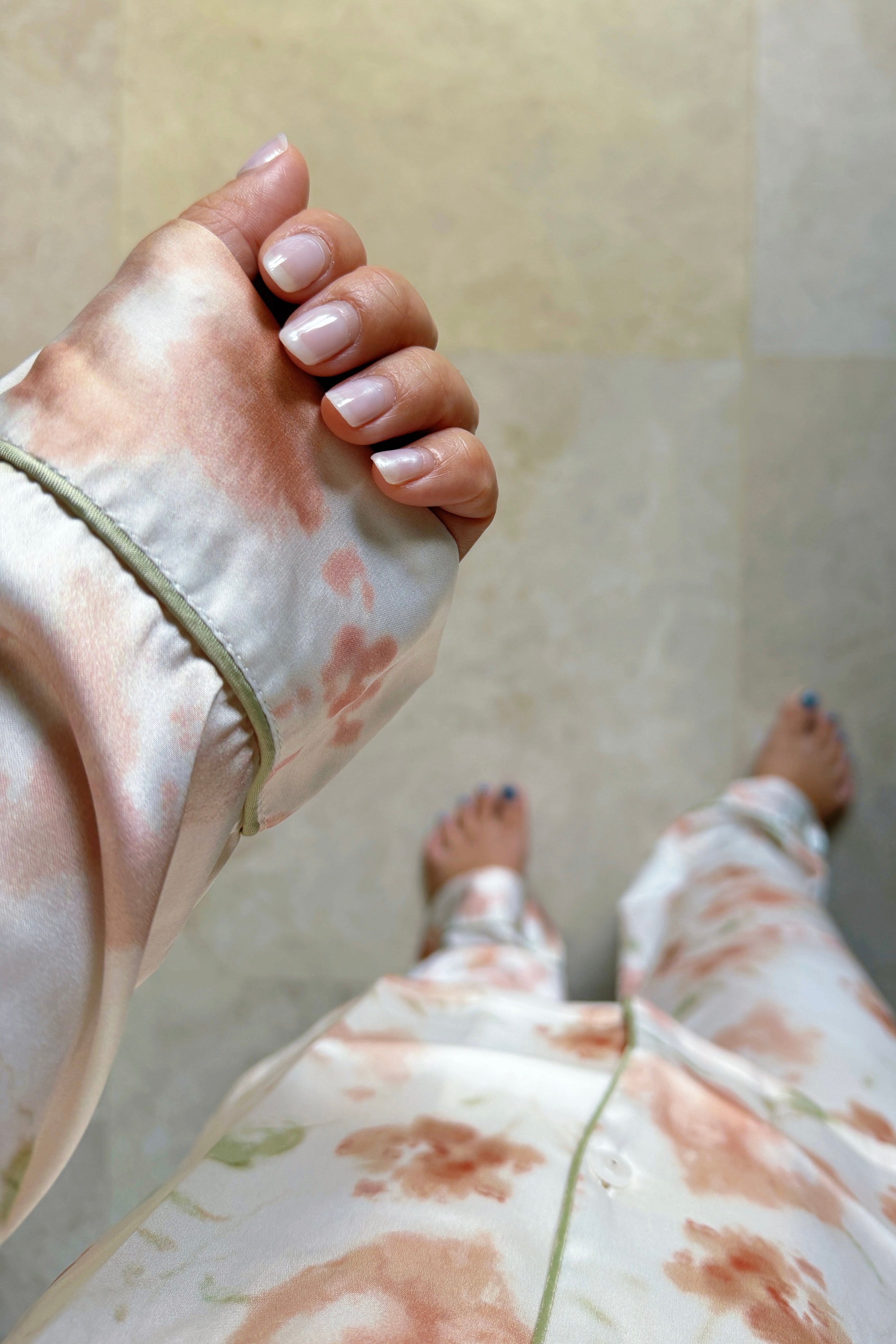 Petal Haze PJ Pants Set - Bells & Birds