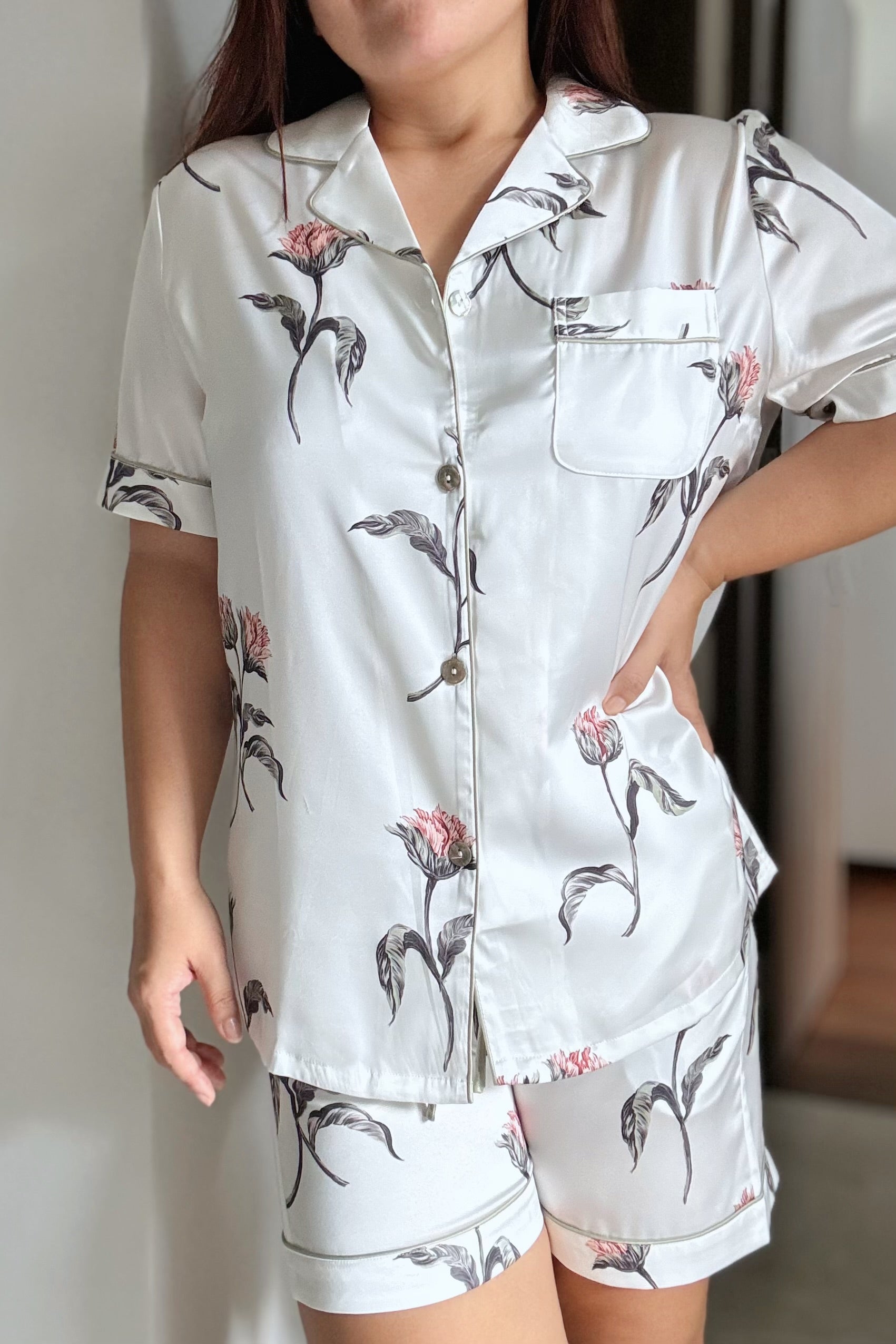 Soft Reverie Shorts PJs - Bells & Birds