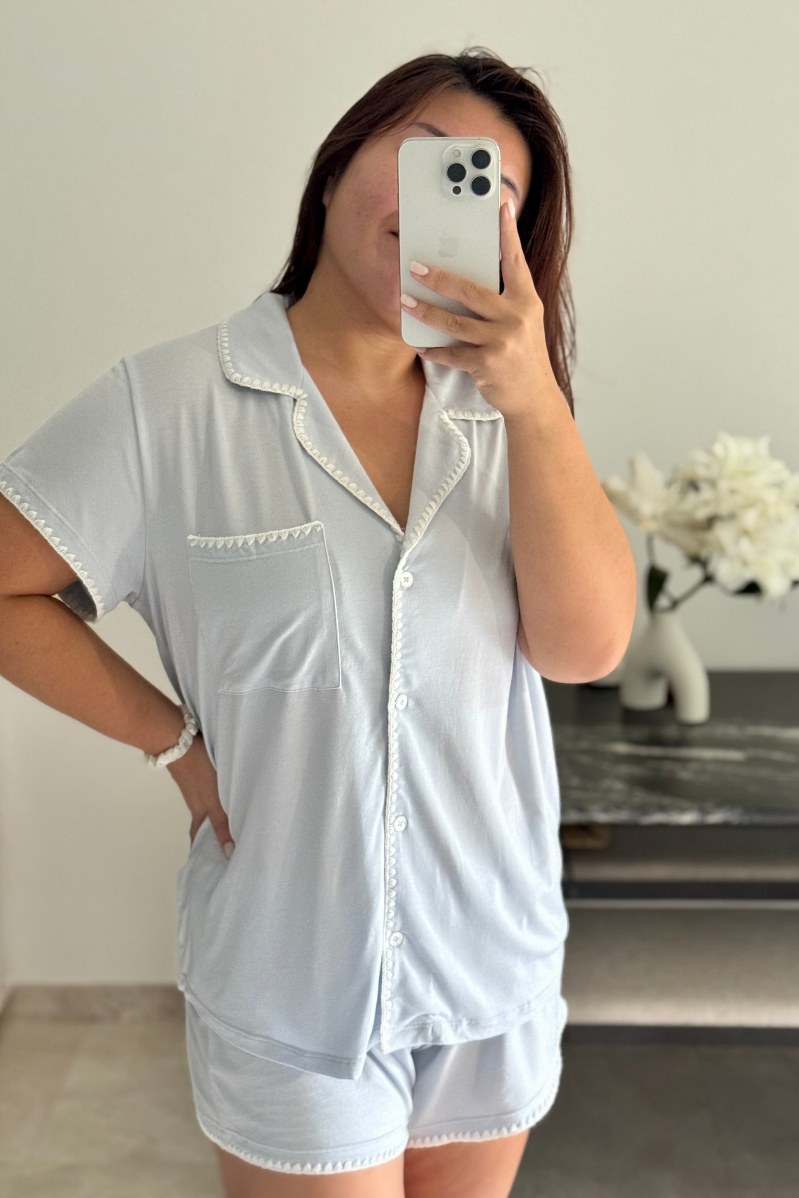Oasis Modal Cotton PJs (Sky)