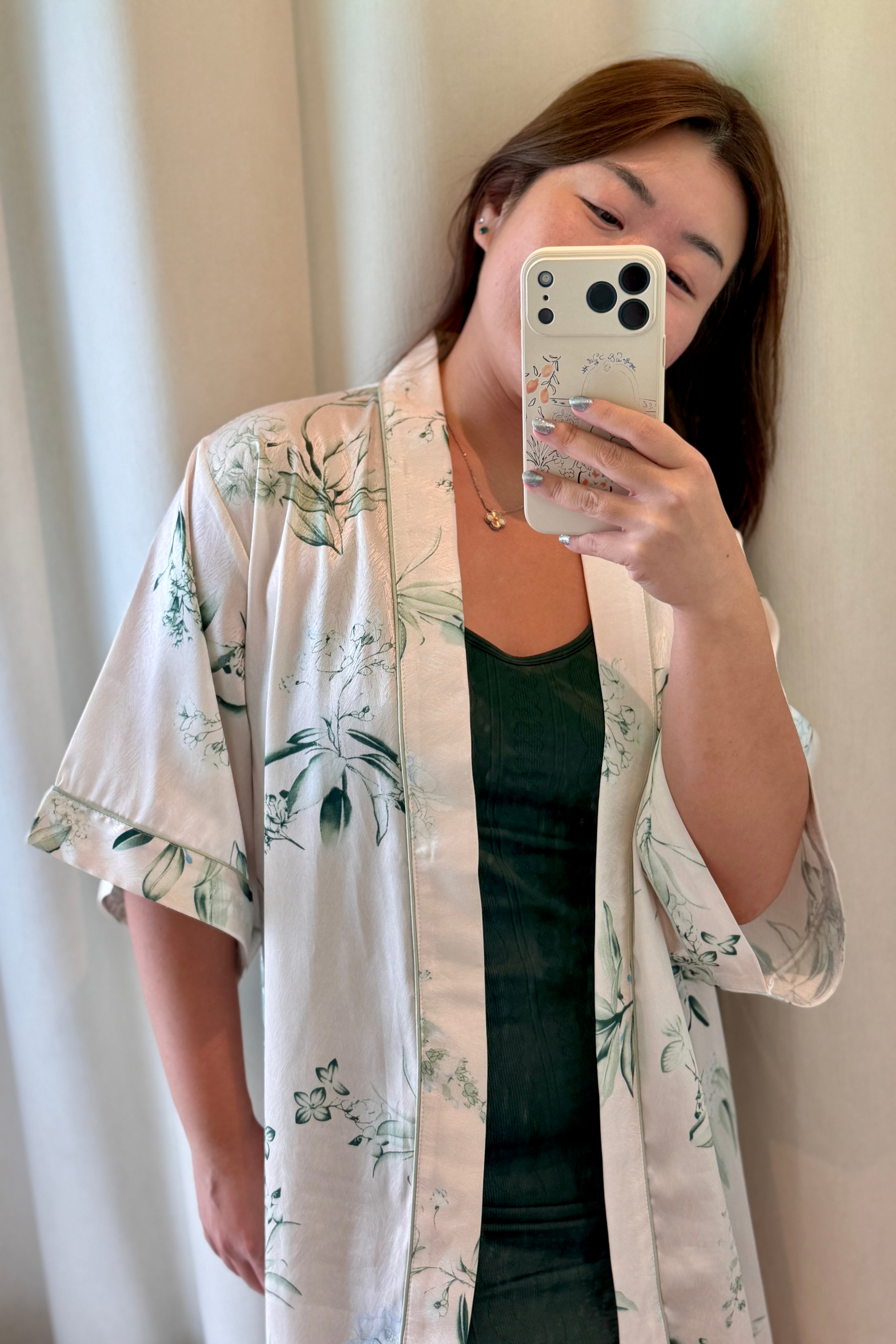 Botanico Floral Robe - Bells & Birds