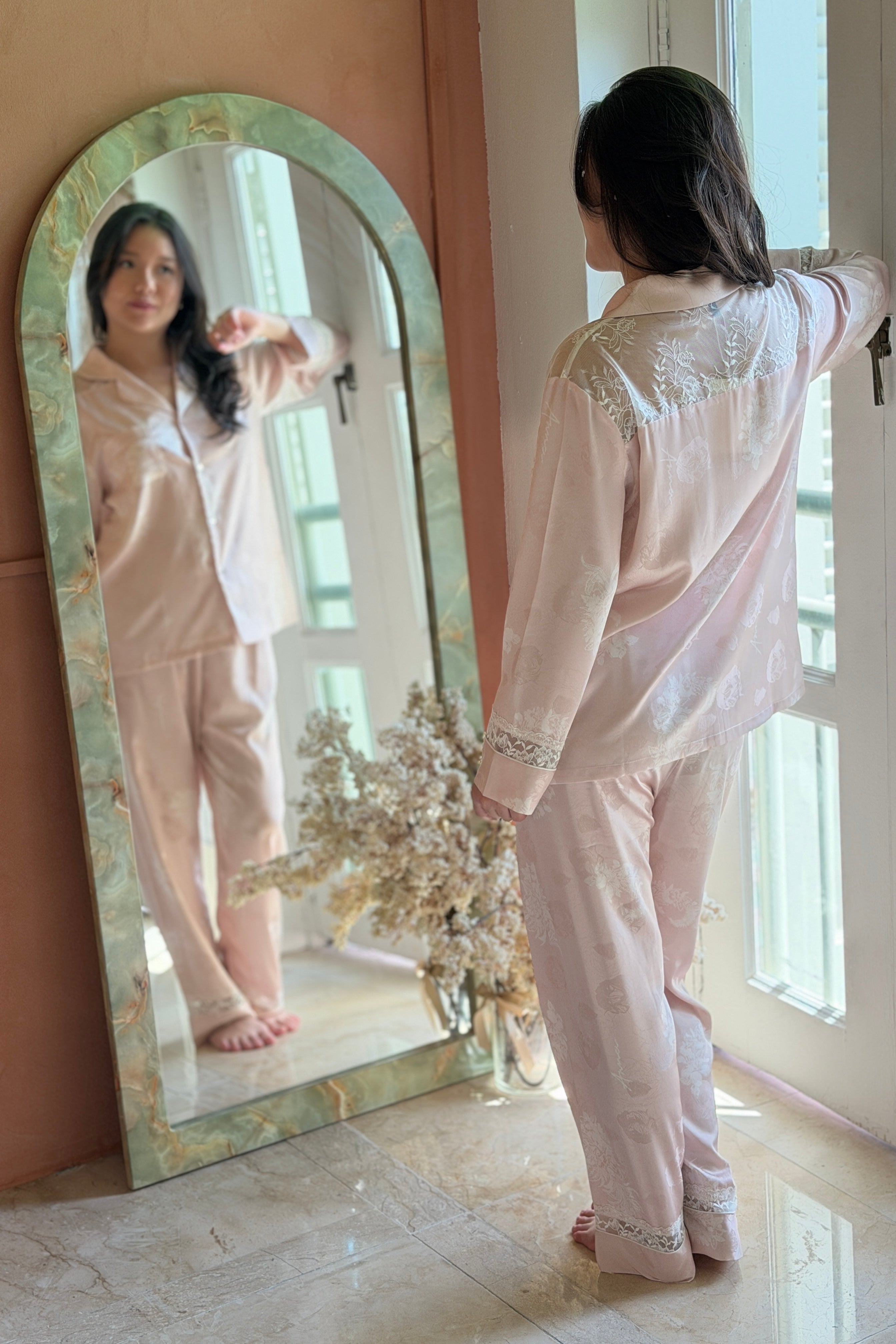 Jardin PJ Pants Set - Bells & Birds