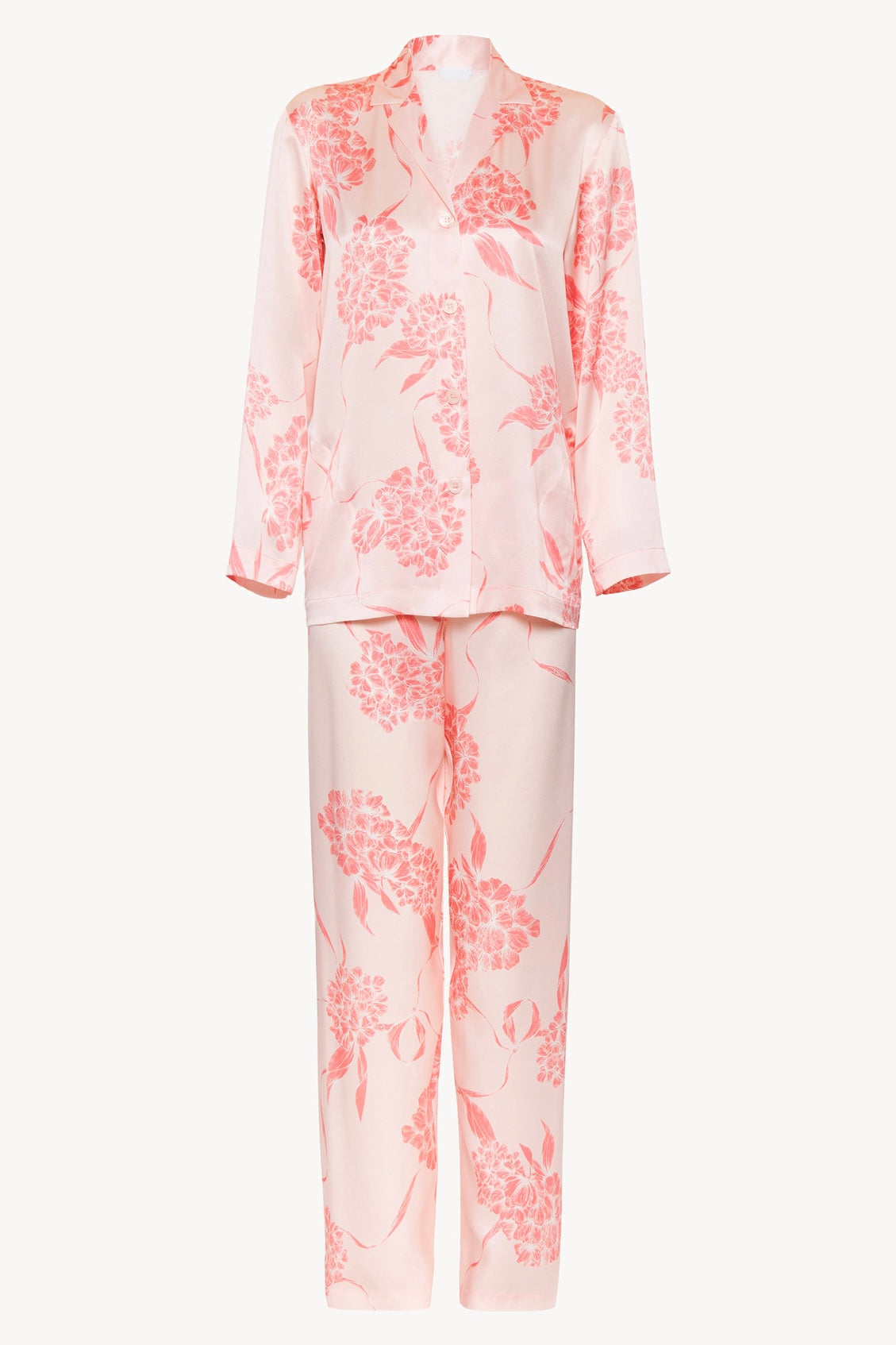 Hydrangea Bloom PJ Pants Set (Pink)