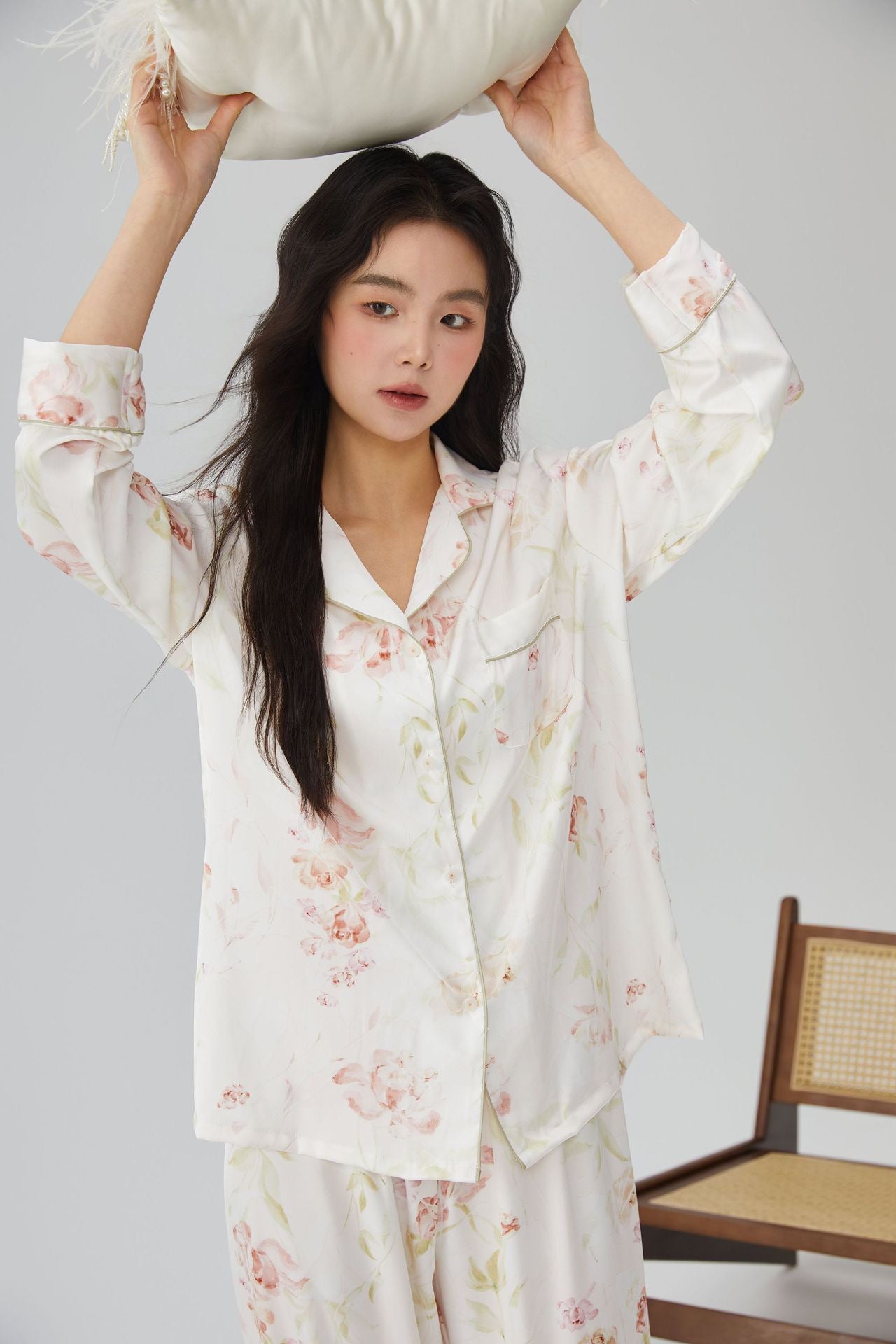 Rose Dawn PJ Pants Set - Bells & Birds