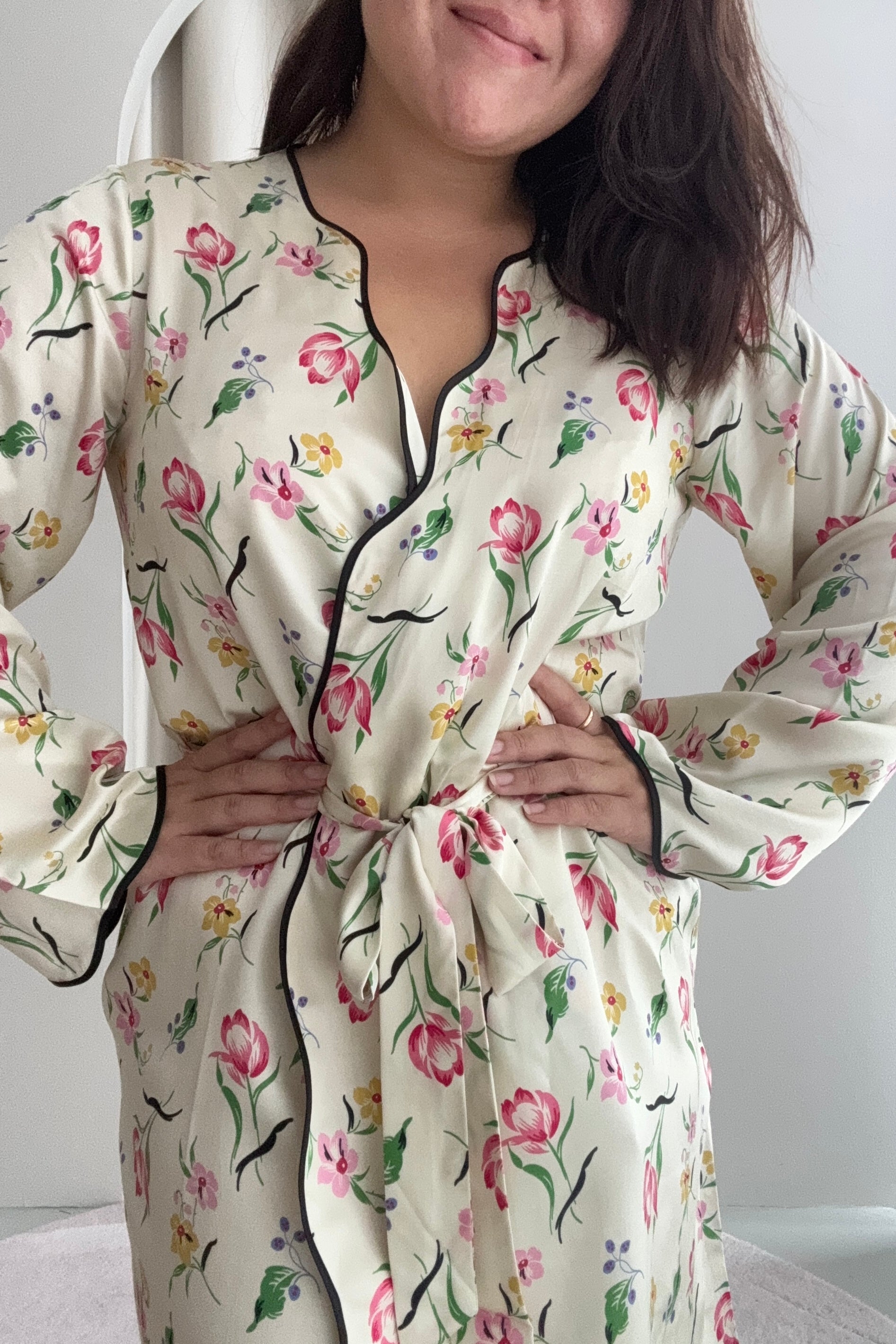 Everly Floral Robe