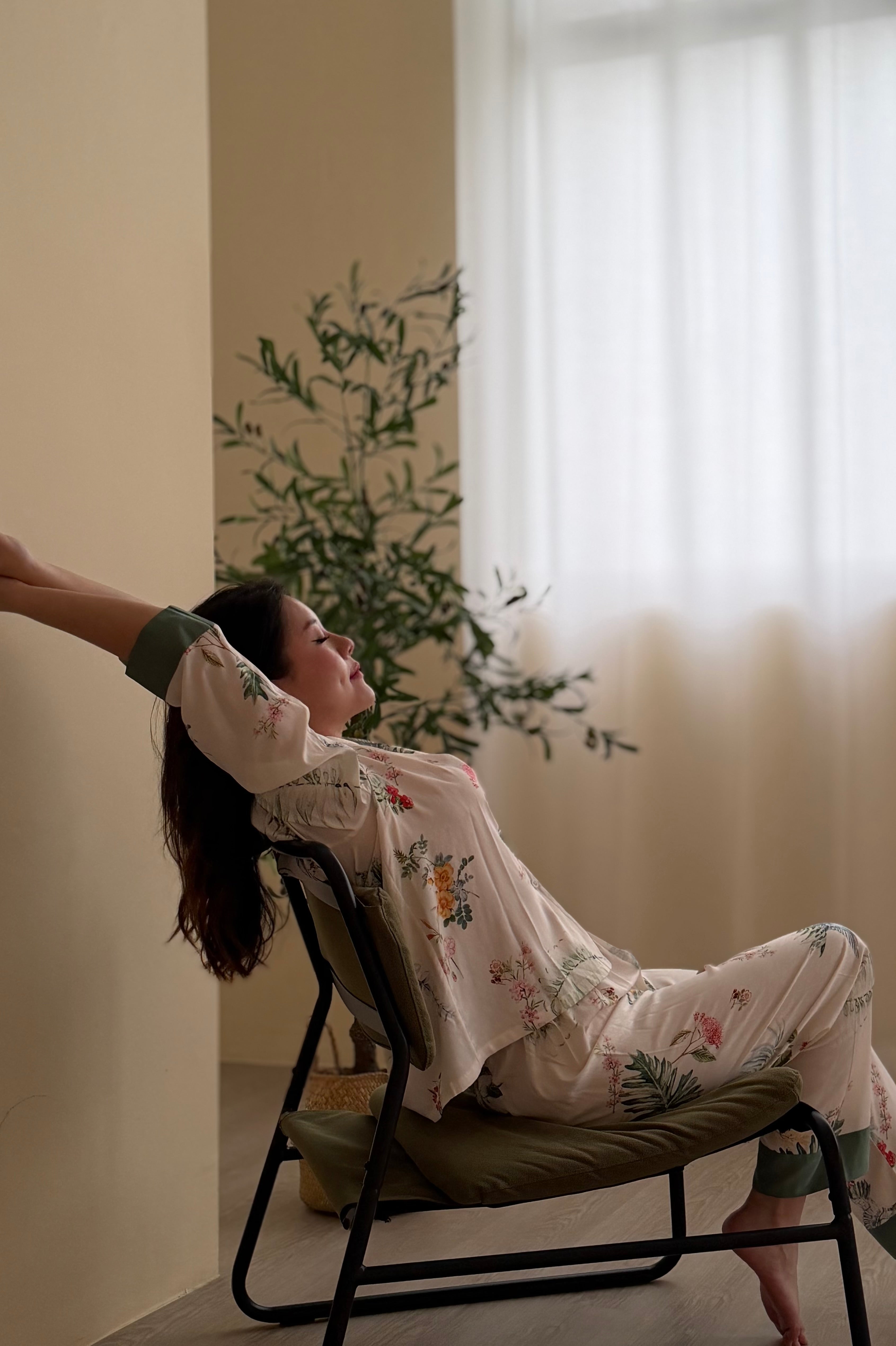 Paradiso PJ Pants Set - Bells & Birds
