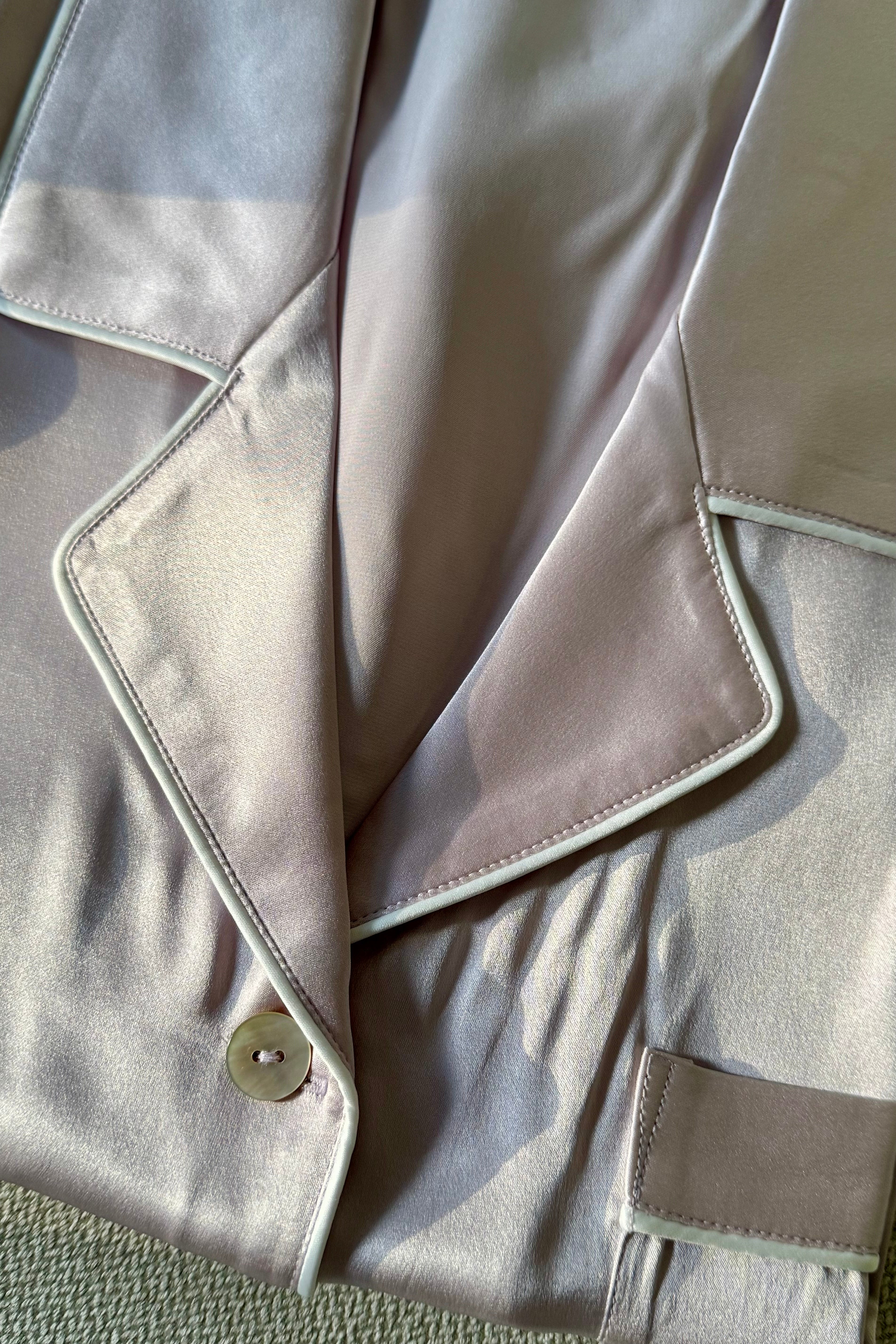 Mulberry Silk Short Pyjamas (Lilac)