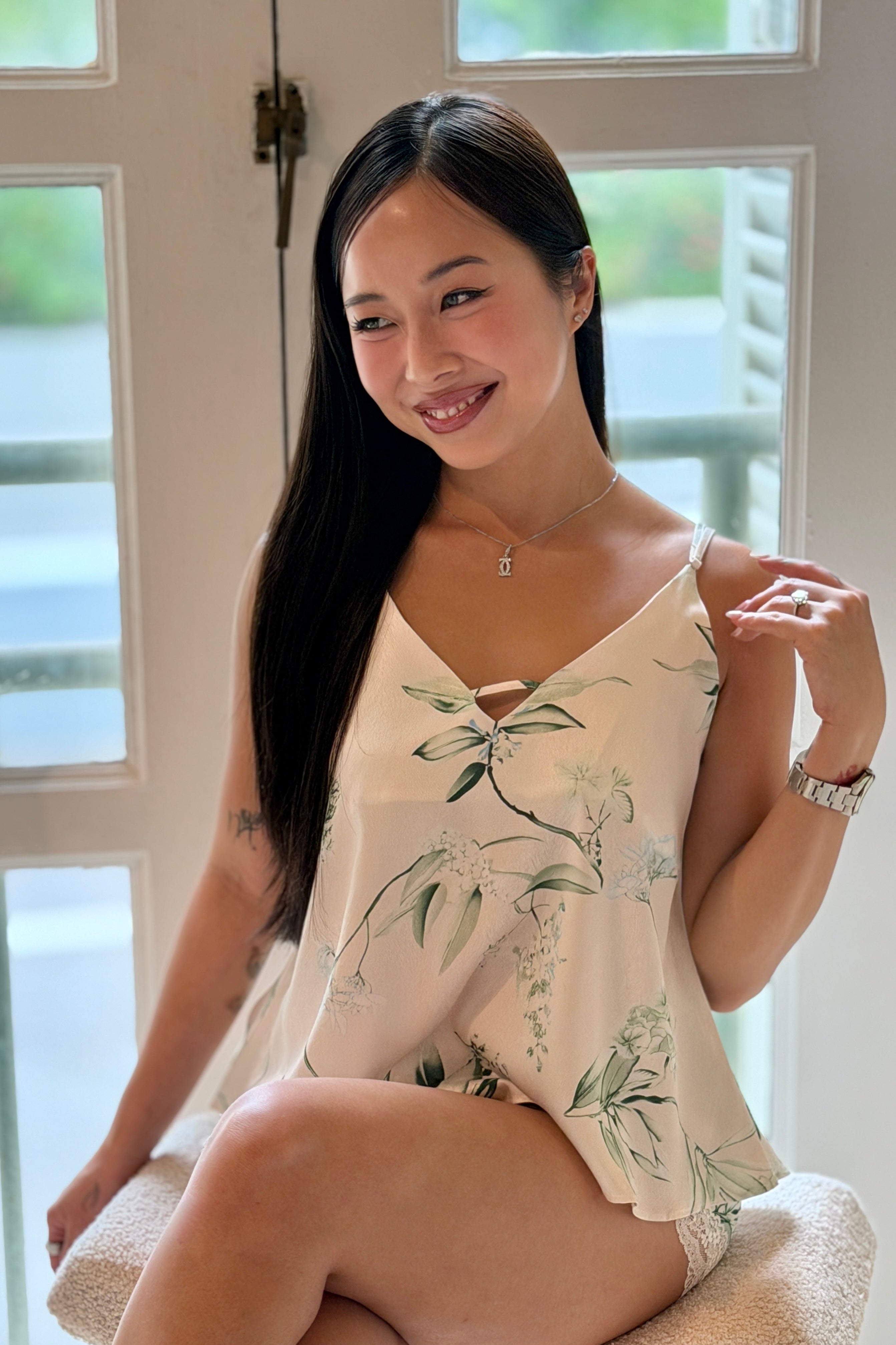 Botanico Floral Cami Set - Bells & Birds