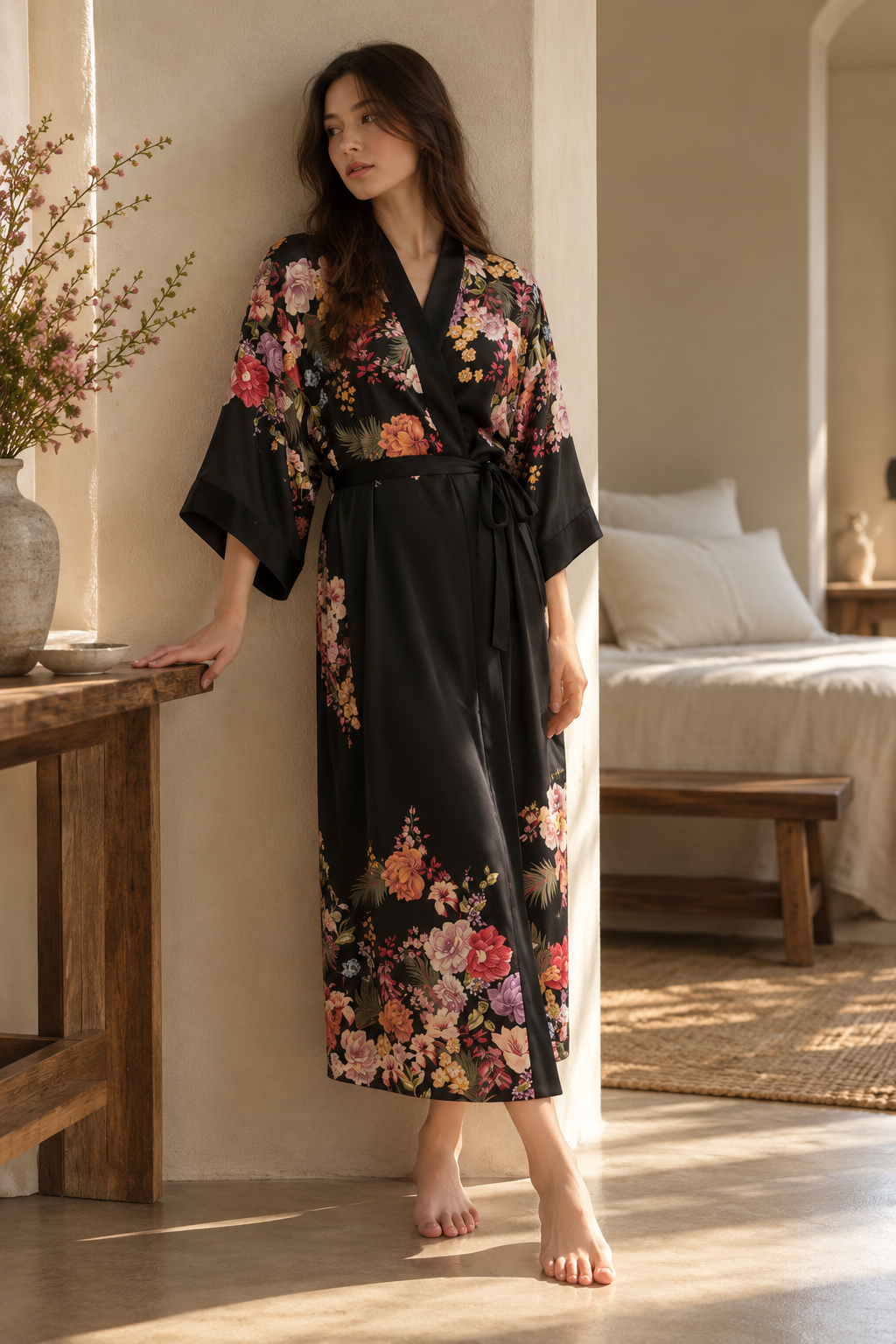 Flight of Whimsy Robe (Black)