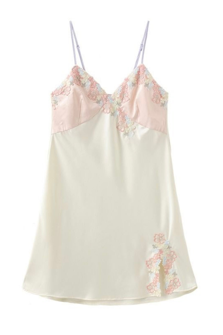 Wisteria Embroidered Slip