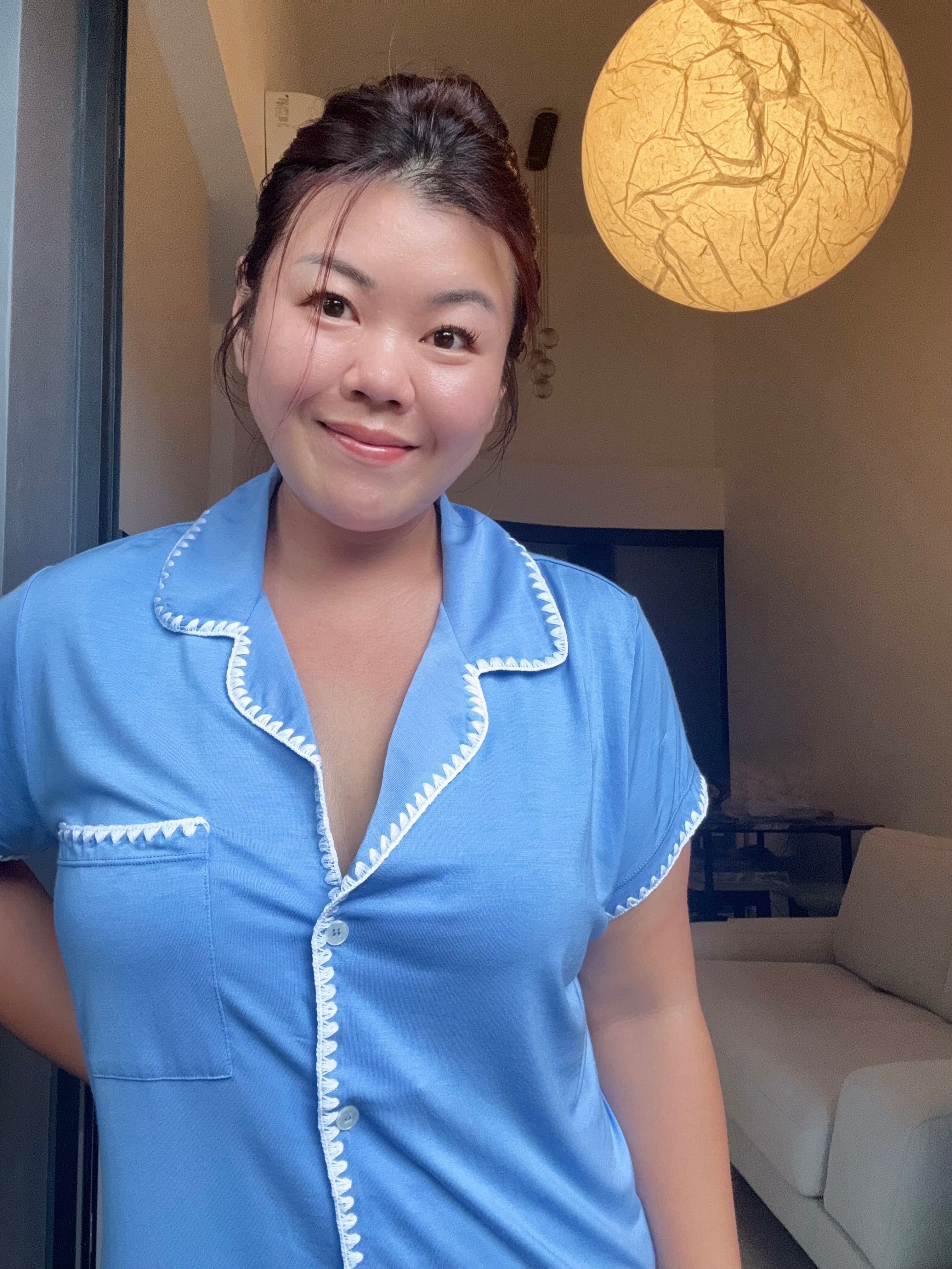 Oasis Modal Cotton PJs (Sky)