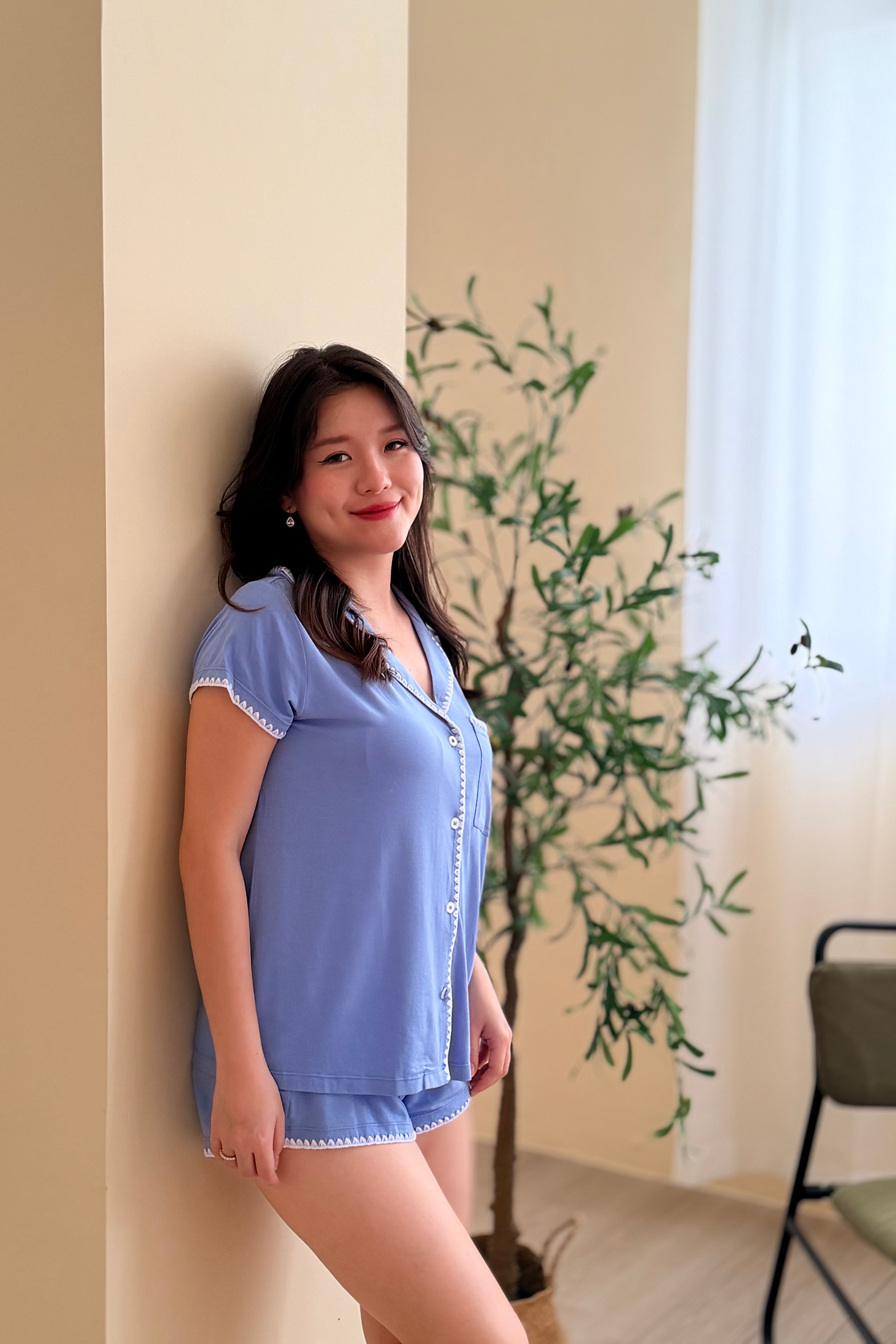 Oasis Modal Cotton PJs (Sky)