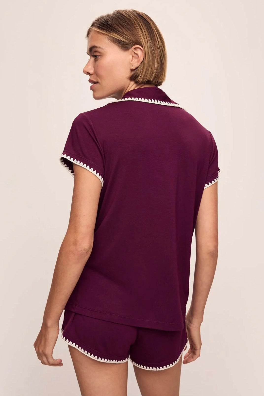 Oasis Modal Cotton PJs (Plum)