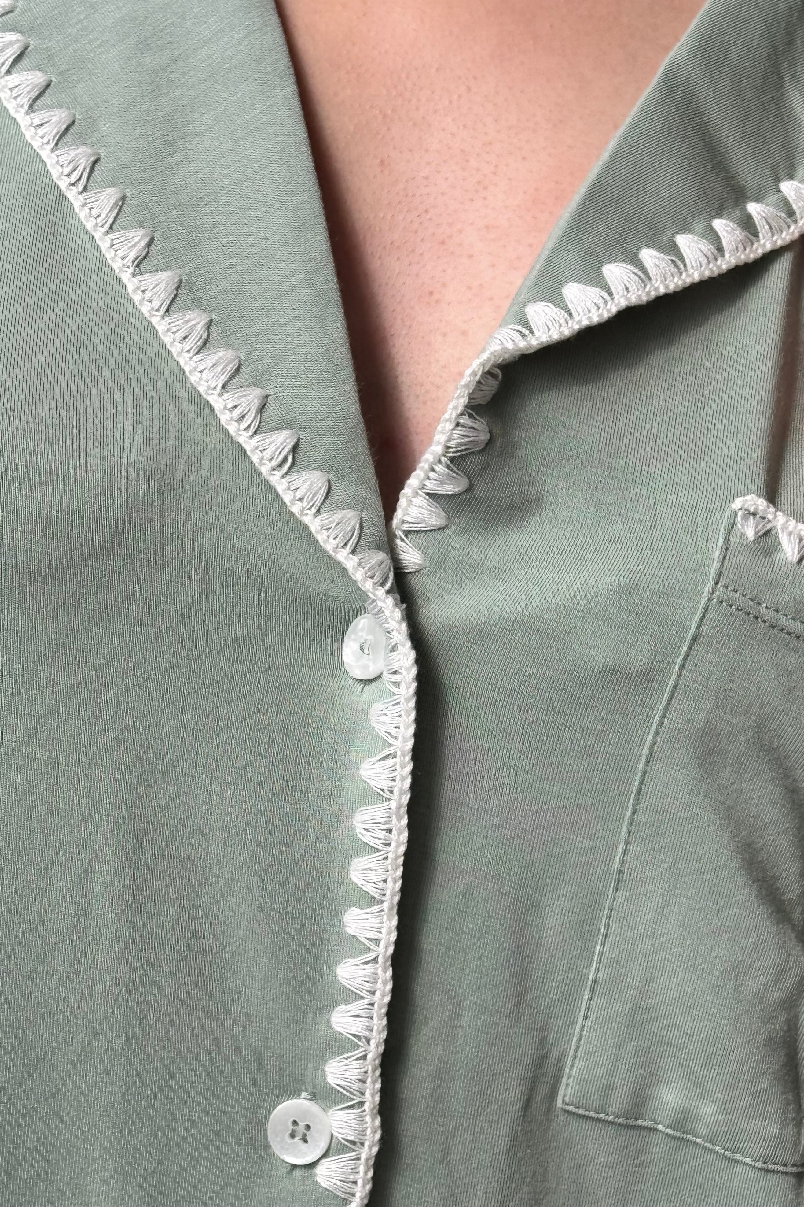 Oasis Modal Cotton PJs (Sage)
