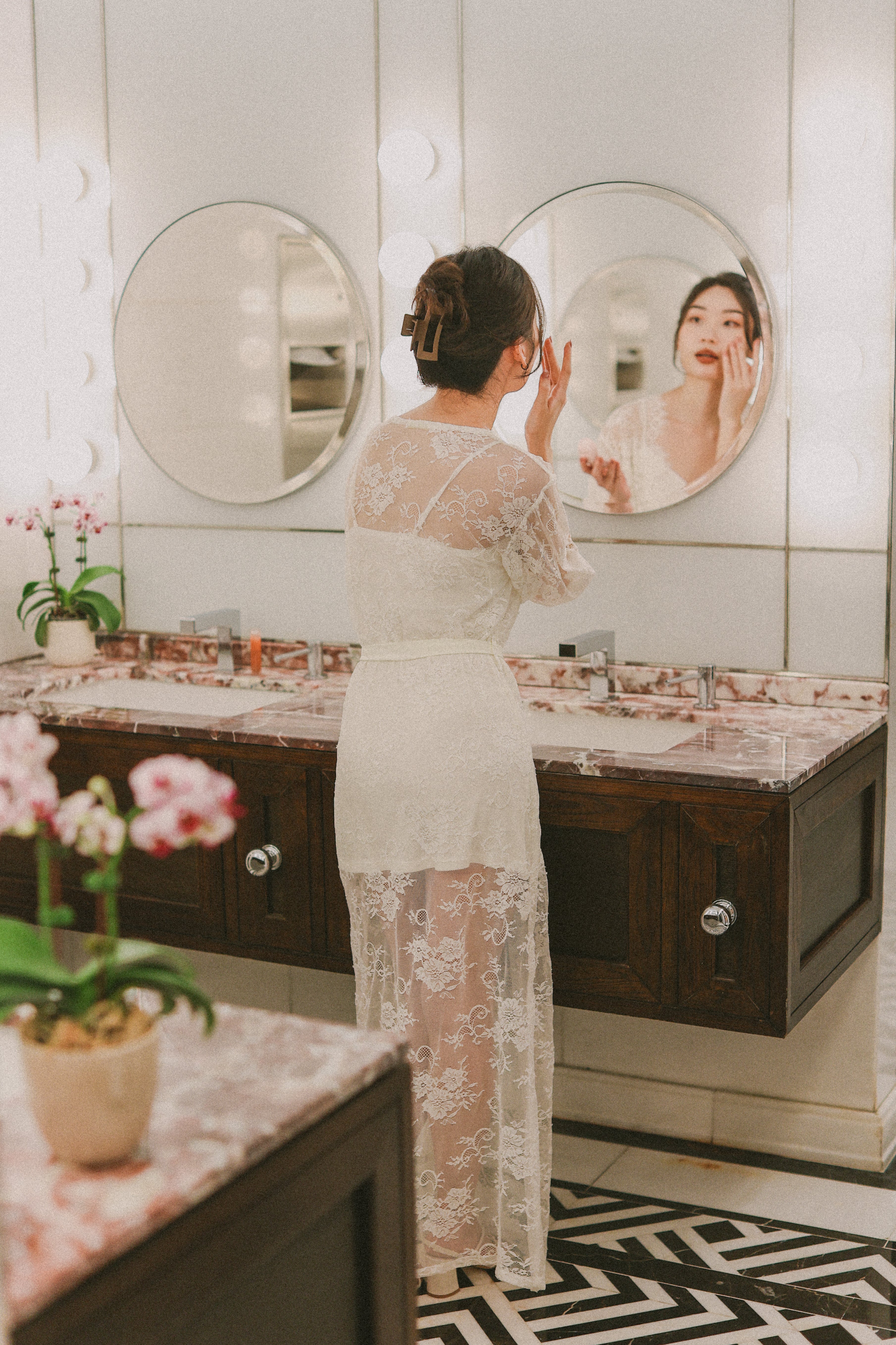Fleur de Vie Lace Maxi Robe - Bells & Birds