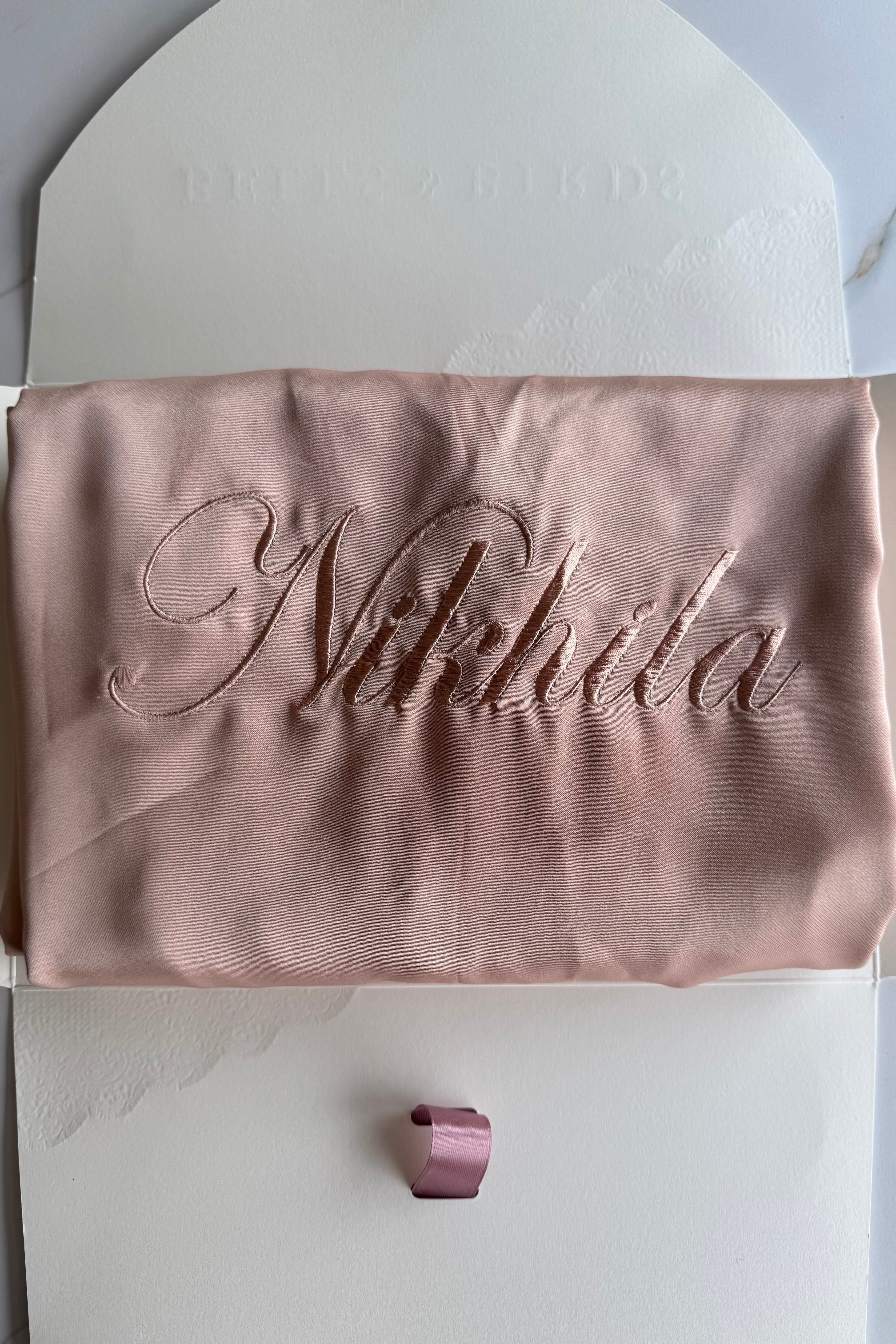Silk Robe with Name (Nikhila)