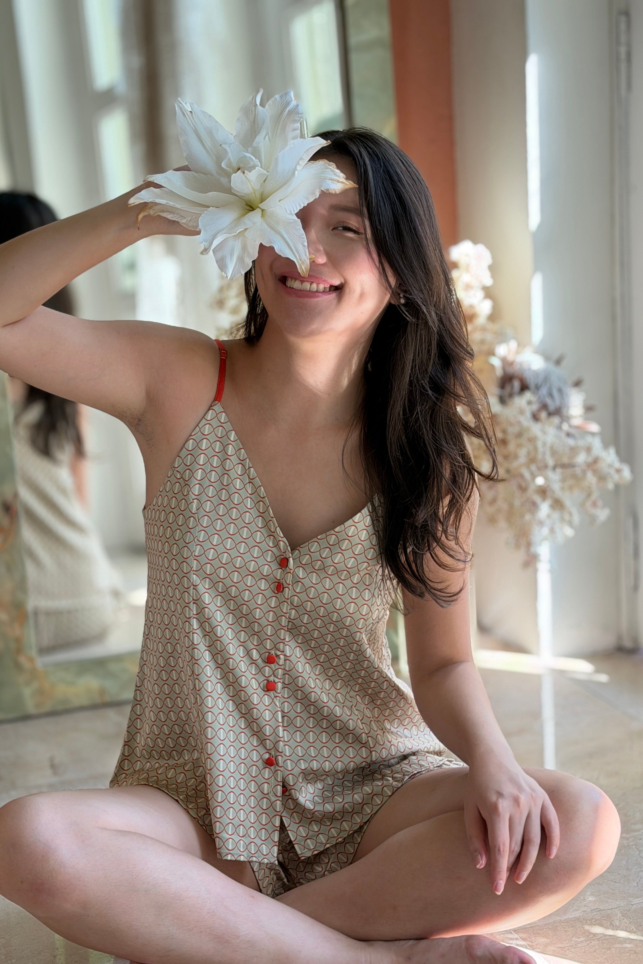 Citrus Glow Cami Set - Bells & Birds