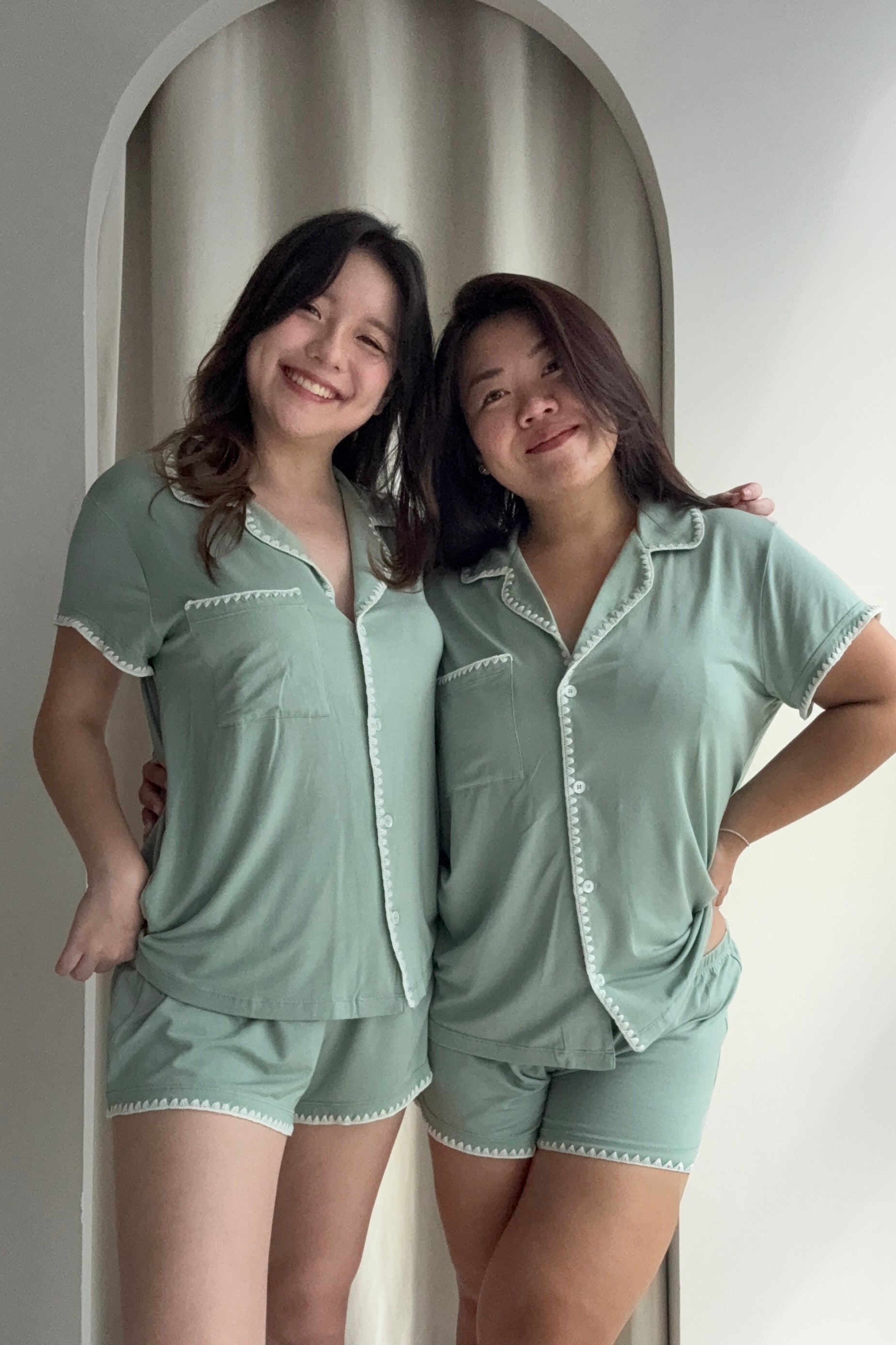 Oasis Modal Cotton PJs (Sage)