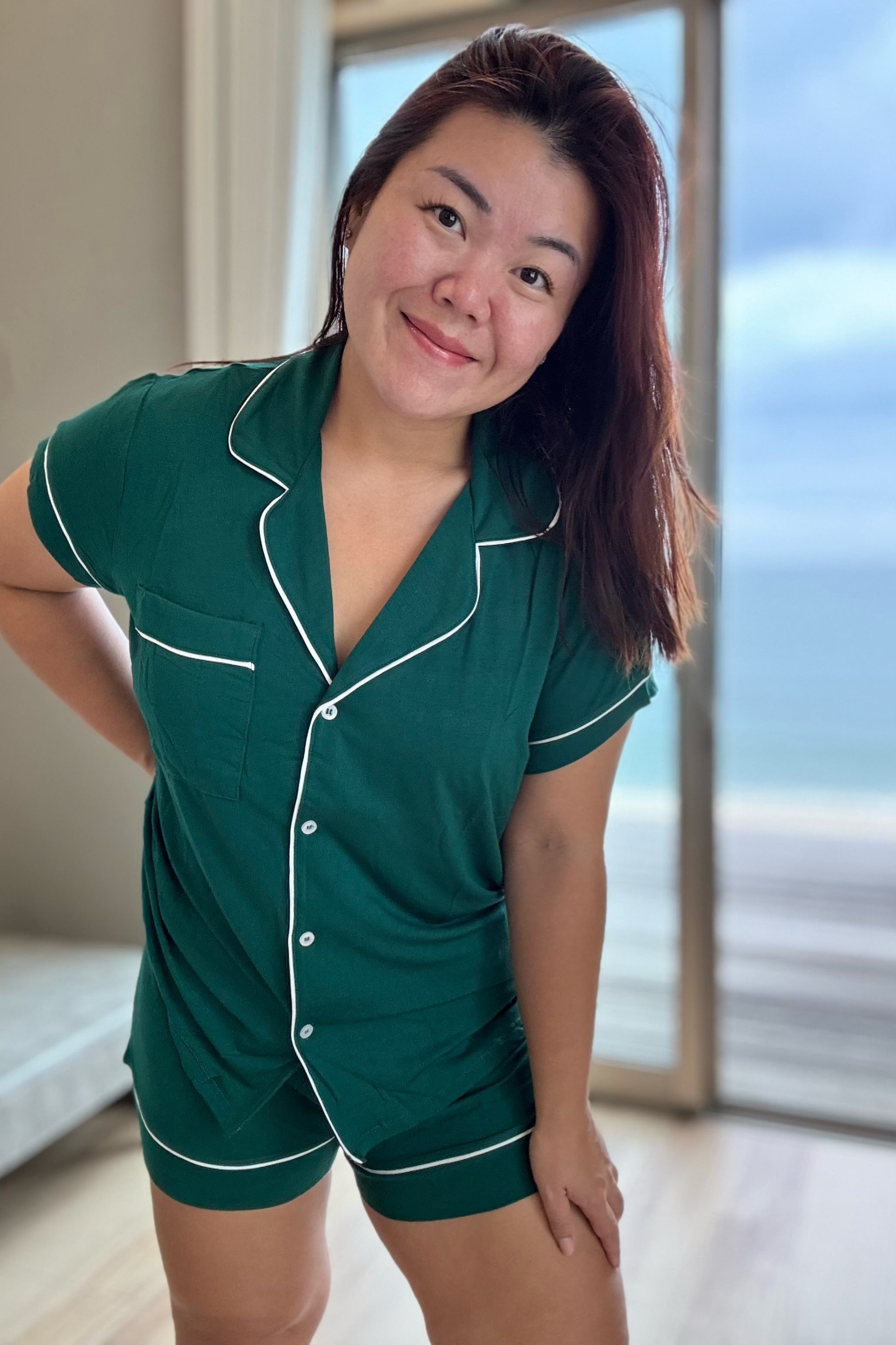 Oasis Modal Cotton PJs (Emerald)