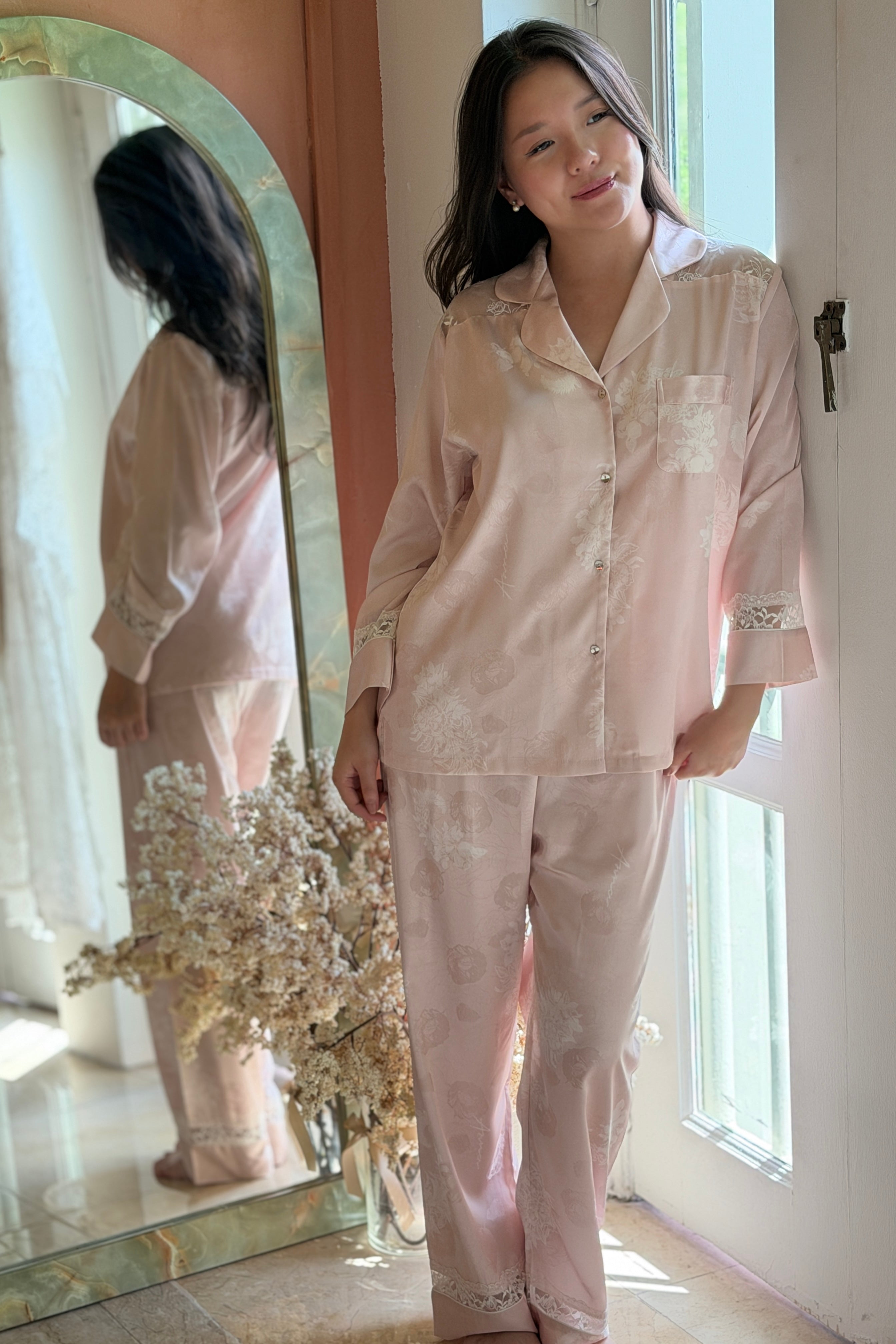 Jardin PJ Pants Set - Bells & Birds