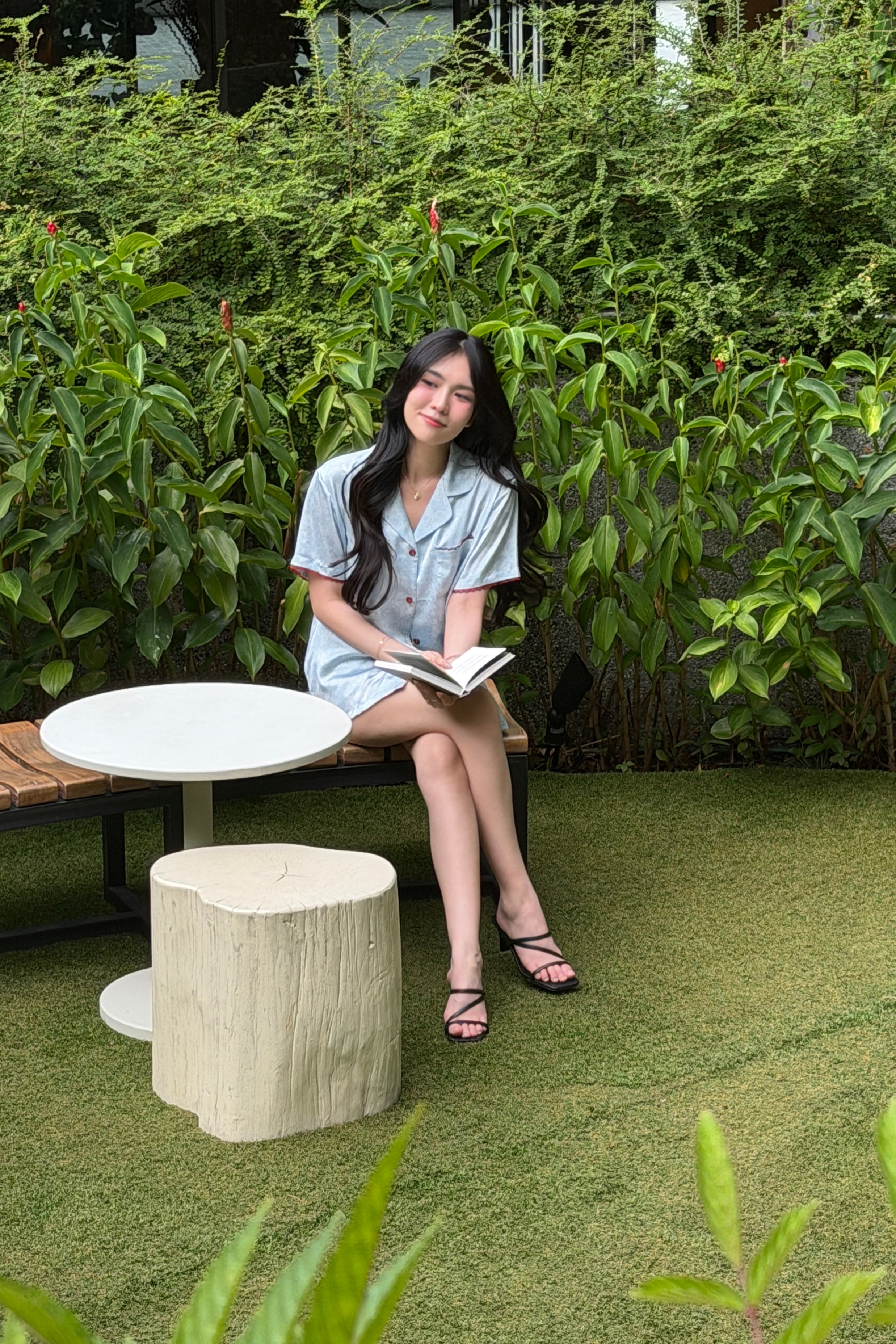 Lila Floral PJ Set - Bells & Birds