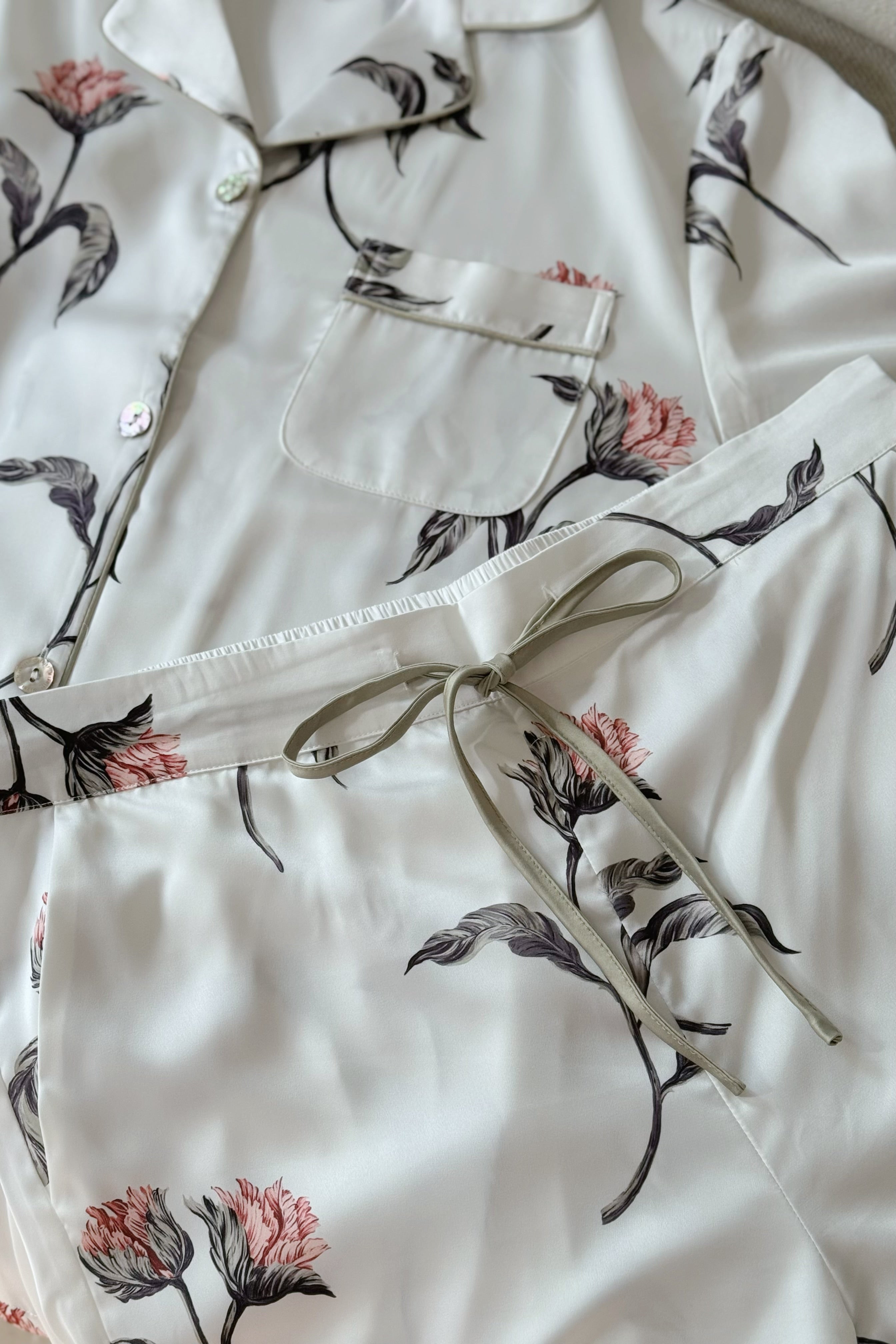 Soft Reverie Shorts PJs - Bells & Birds