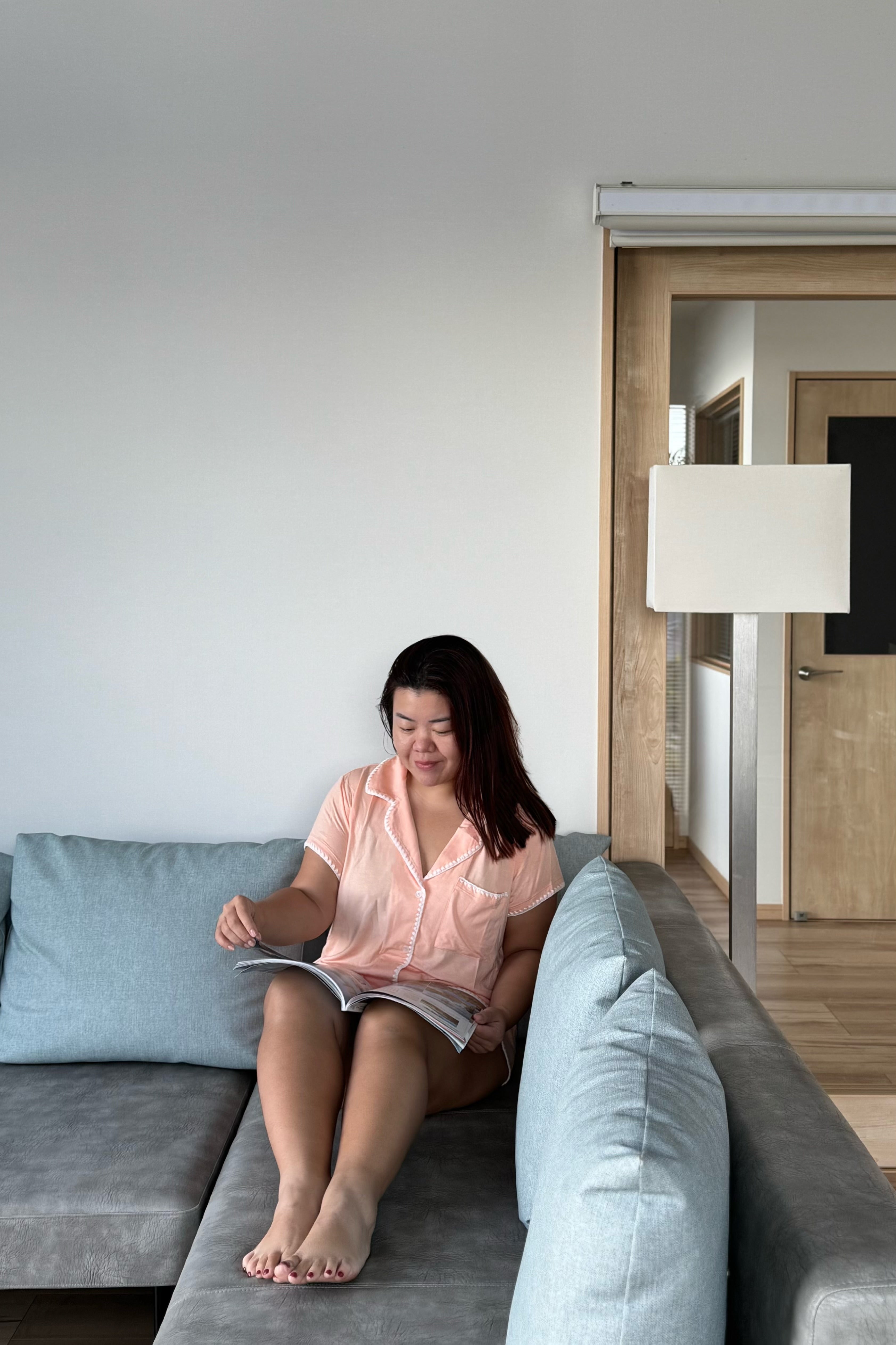 Oasis Modal Cotton PJs (Peach)