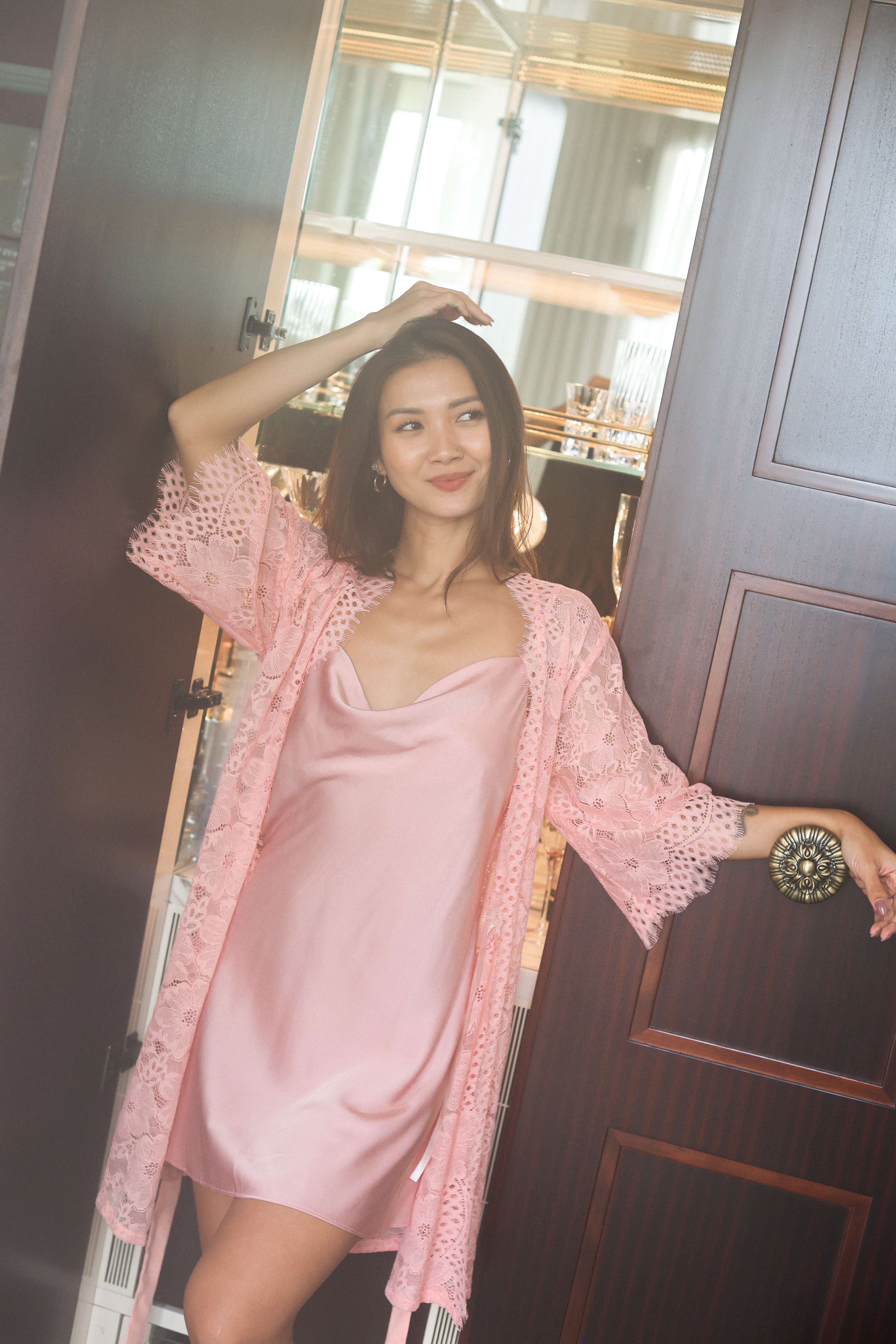 Hanami Lace Robe