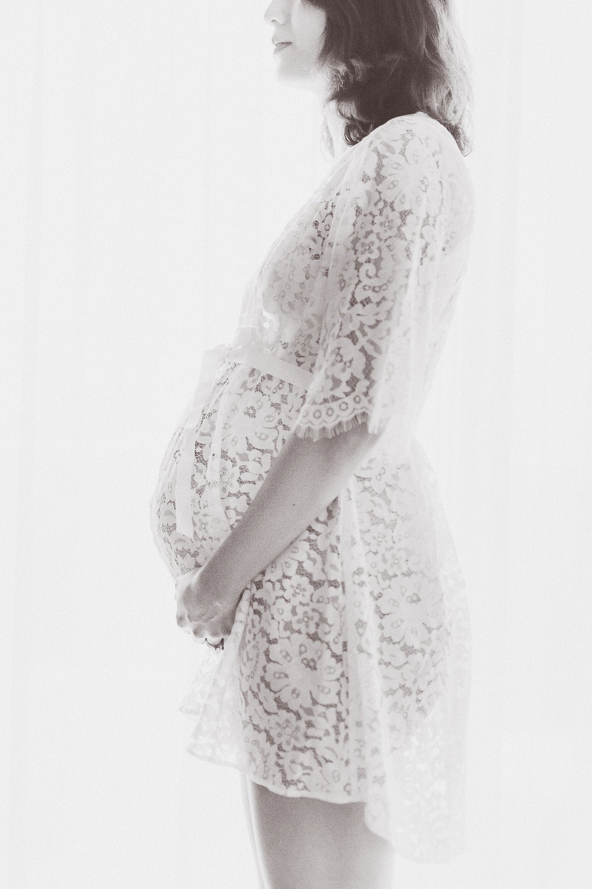 Fée en Blanc Lace Robe - Bells & Birds