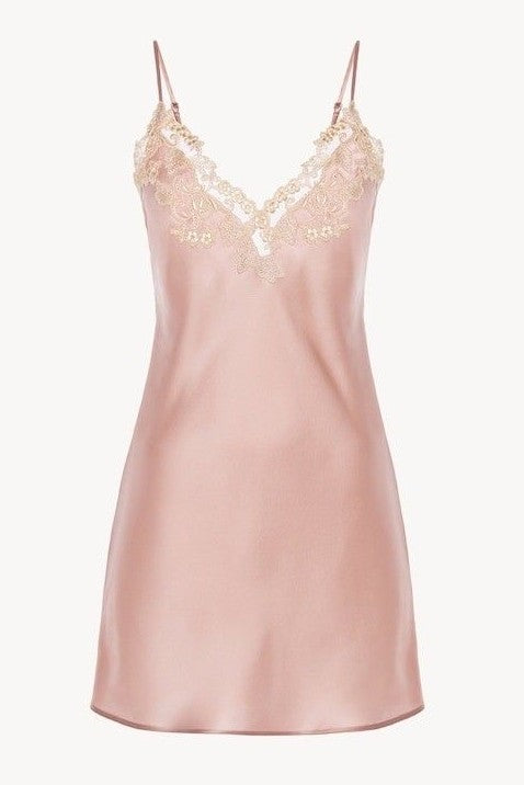 Florentine Mulberry Silk Slip (Pink) - Bells & Birds