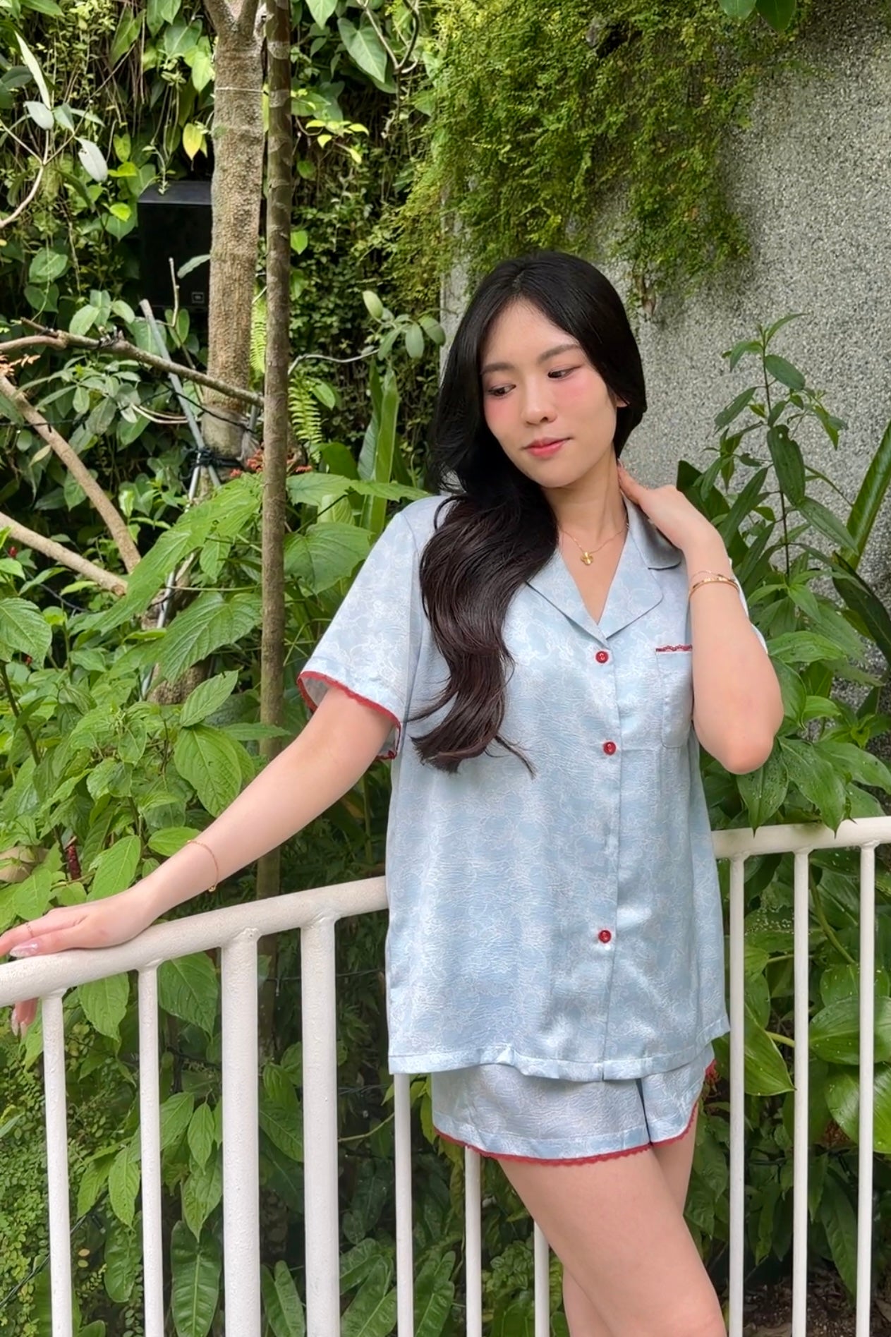 Lila Floral PJ Set - Bells & Birds