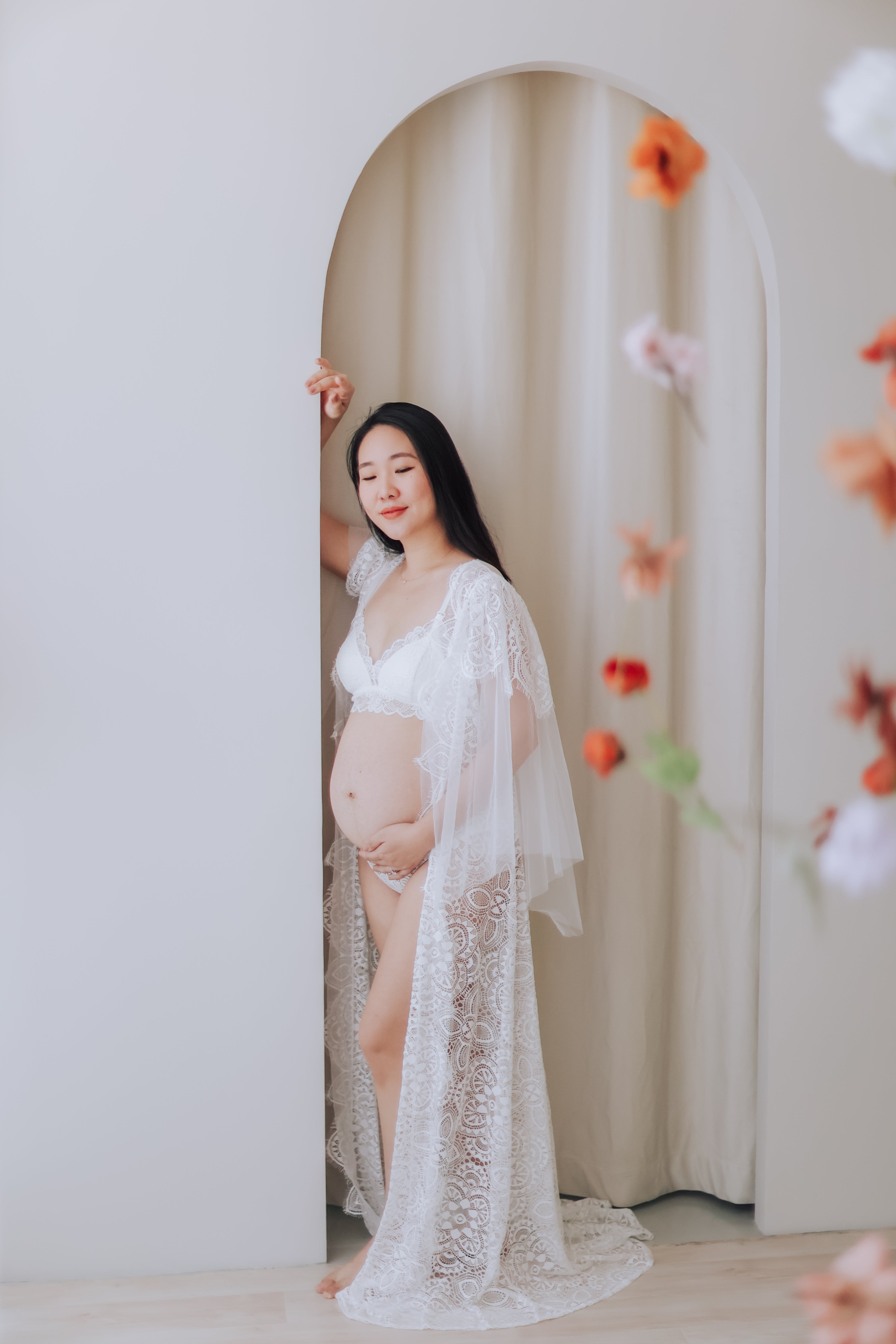 Elizabeth Lace Dressing Gown