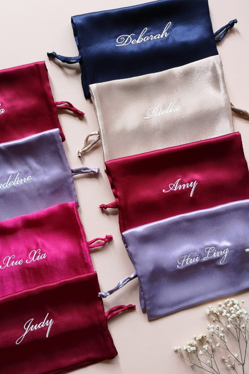 Corporate Orders - Silk Masks, Pouches and more