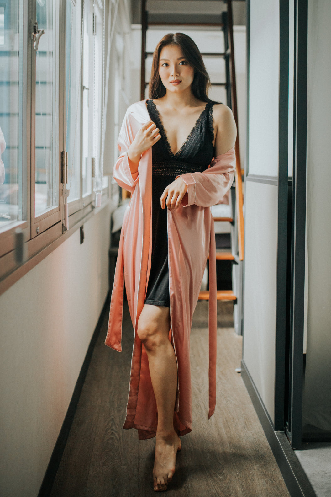 Empress Silk Robe (120 colours) - Bells & Birds