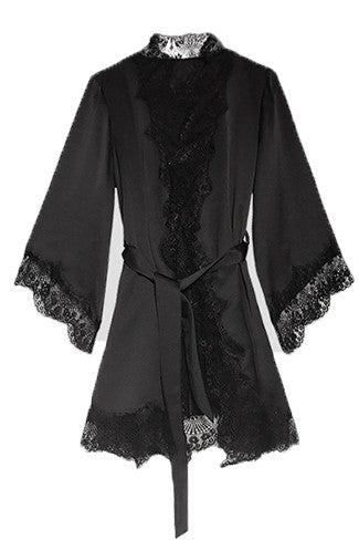 Desiree Satin Lace Robe