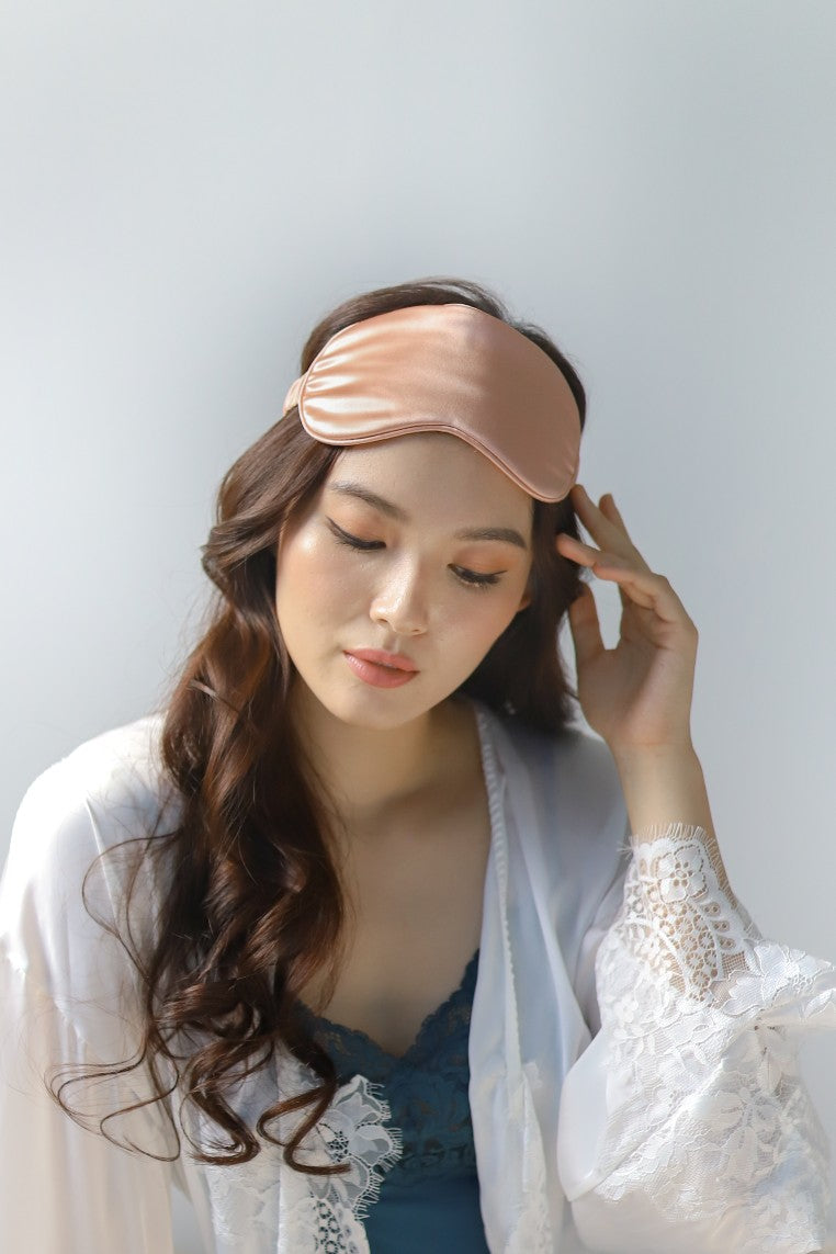 Mulberry Silk Eye Mask (12 colours) - Bells & Birds