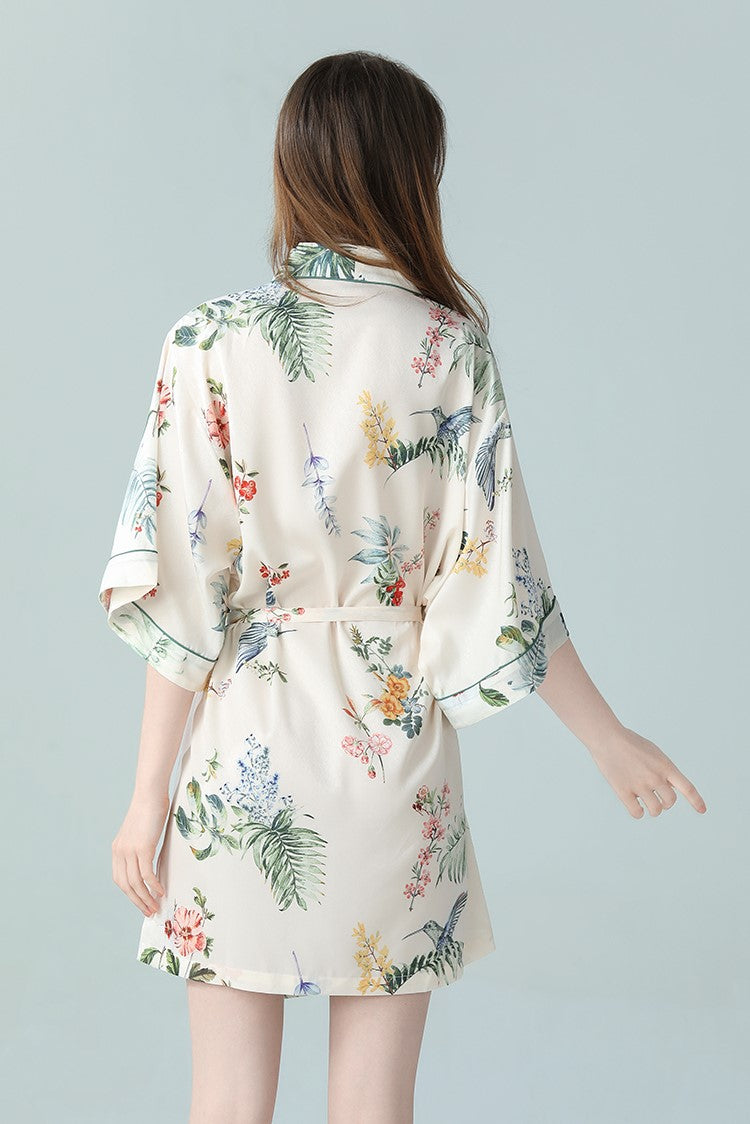 Paradiso Floral Robe