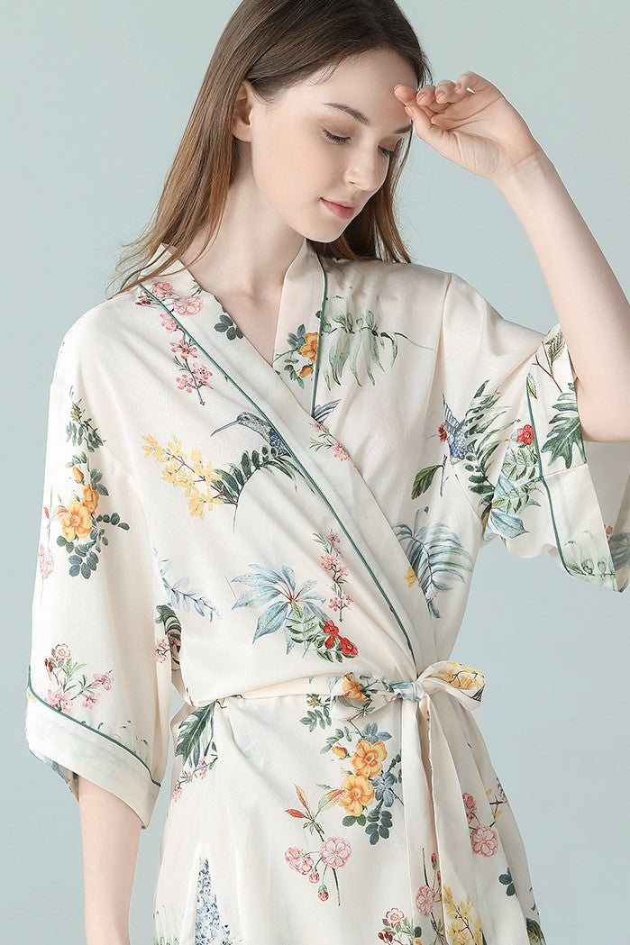 Paradiso Floral Robe