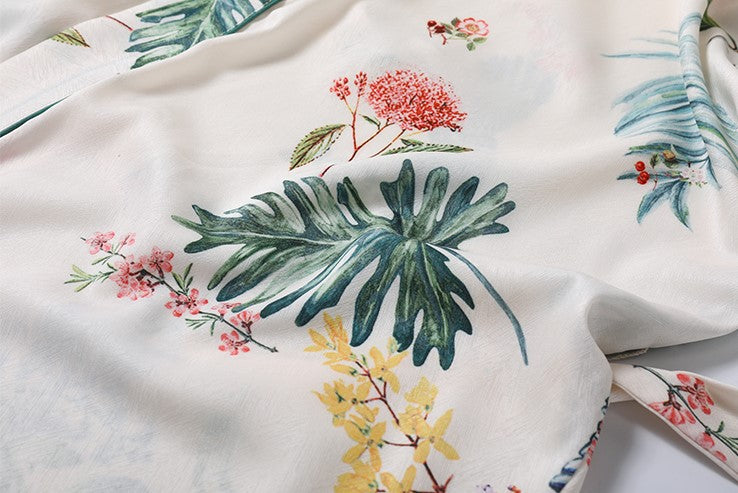 Paradiso Floral Robe