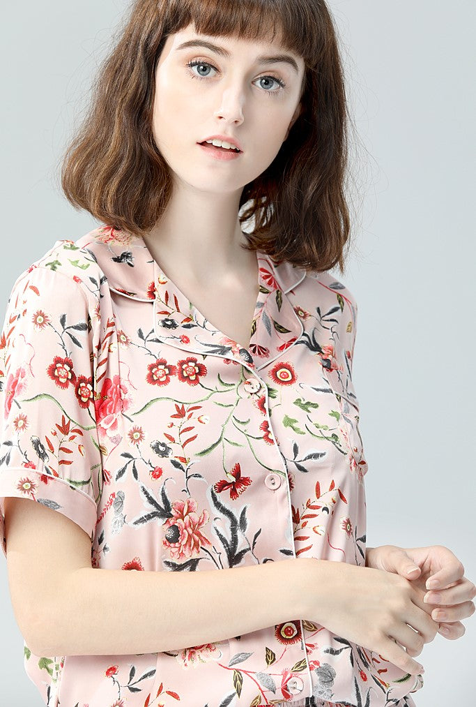 Wild Eden Bloom PJ Set - Bells & Birds