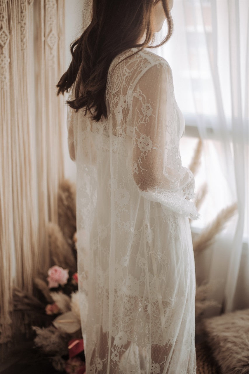 Darling Lace Maxi Robe