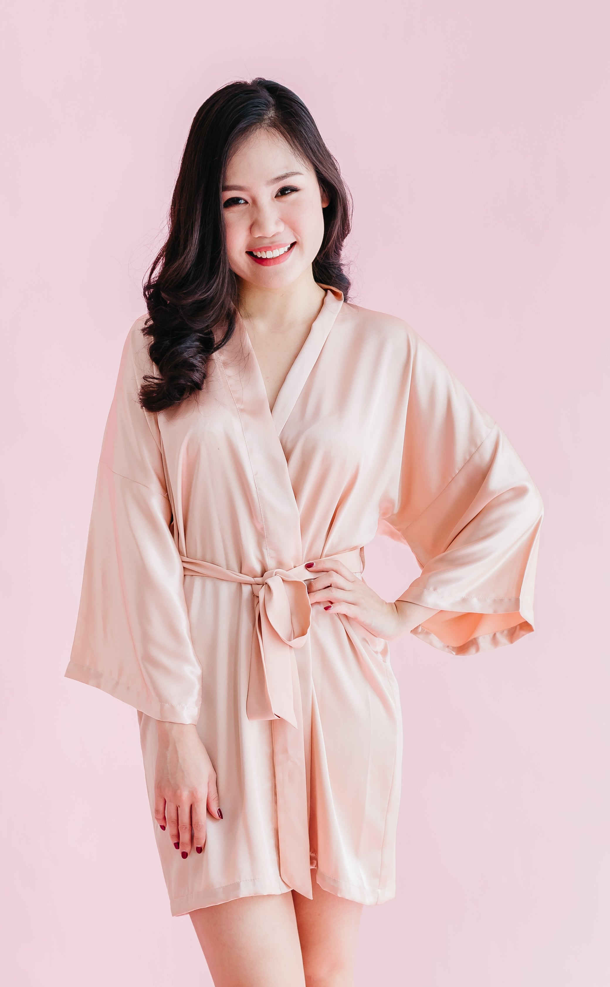 Signature Silk Robe (120 colours) - Bells & Birds