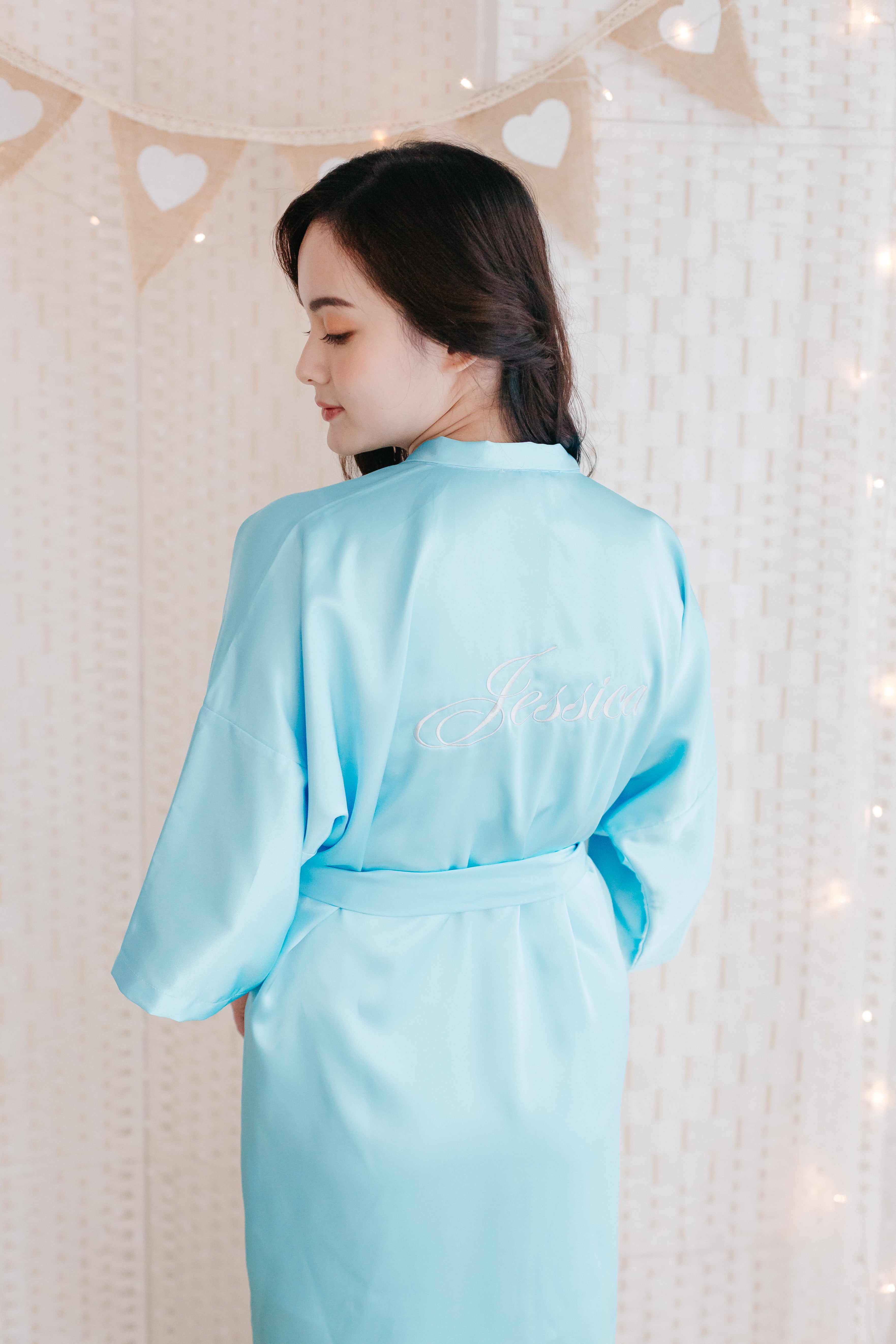 Signature Silk Robe (120 colours) - Bells & Birds