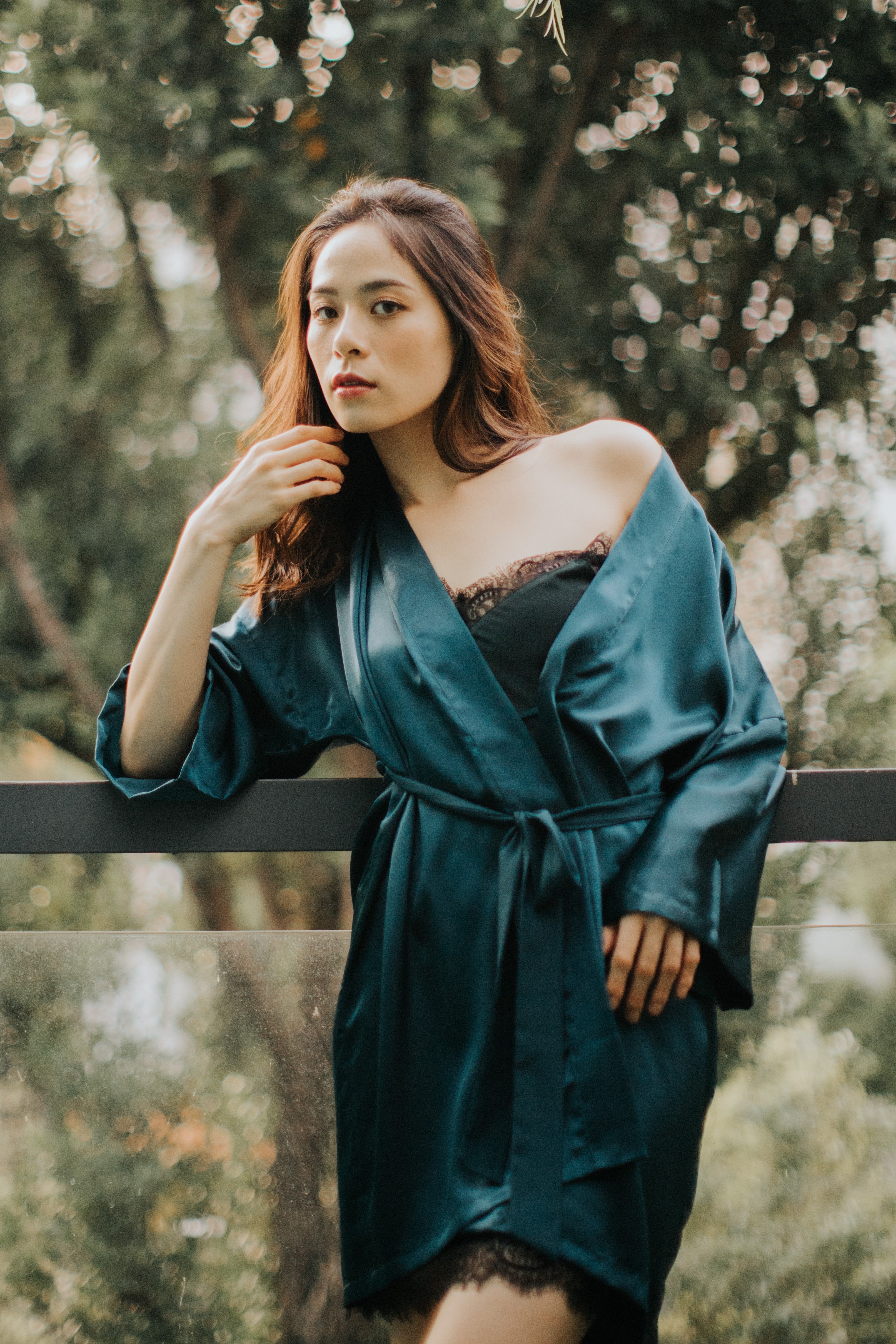 Signature Silk Robe (120 colours) - Bells & Birds
